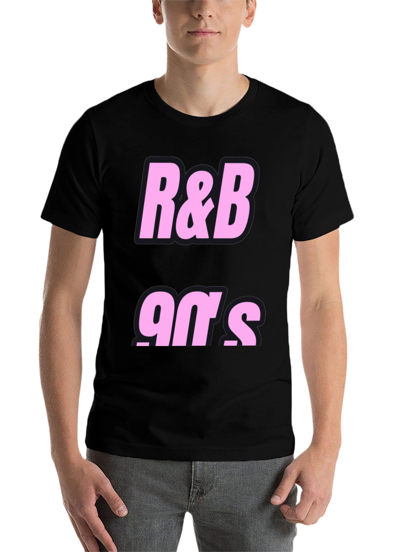 Black R&B 90's Black Graphic Tee view 7