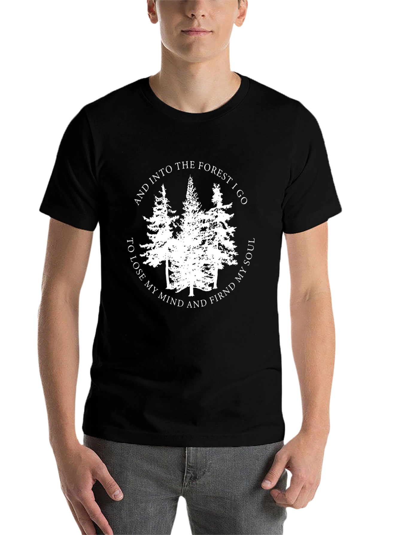 Black Forest Soul Graphic Tee - Black Cotton view 7