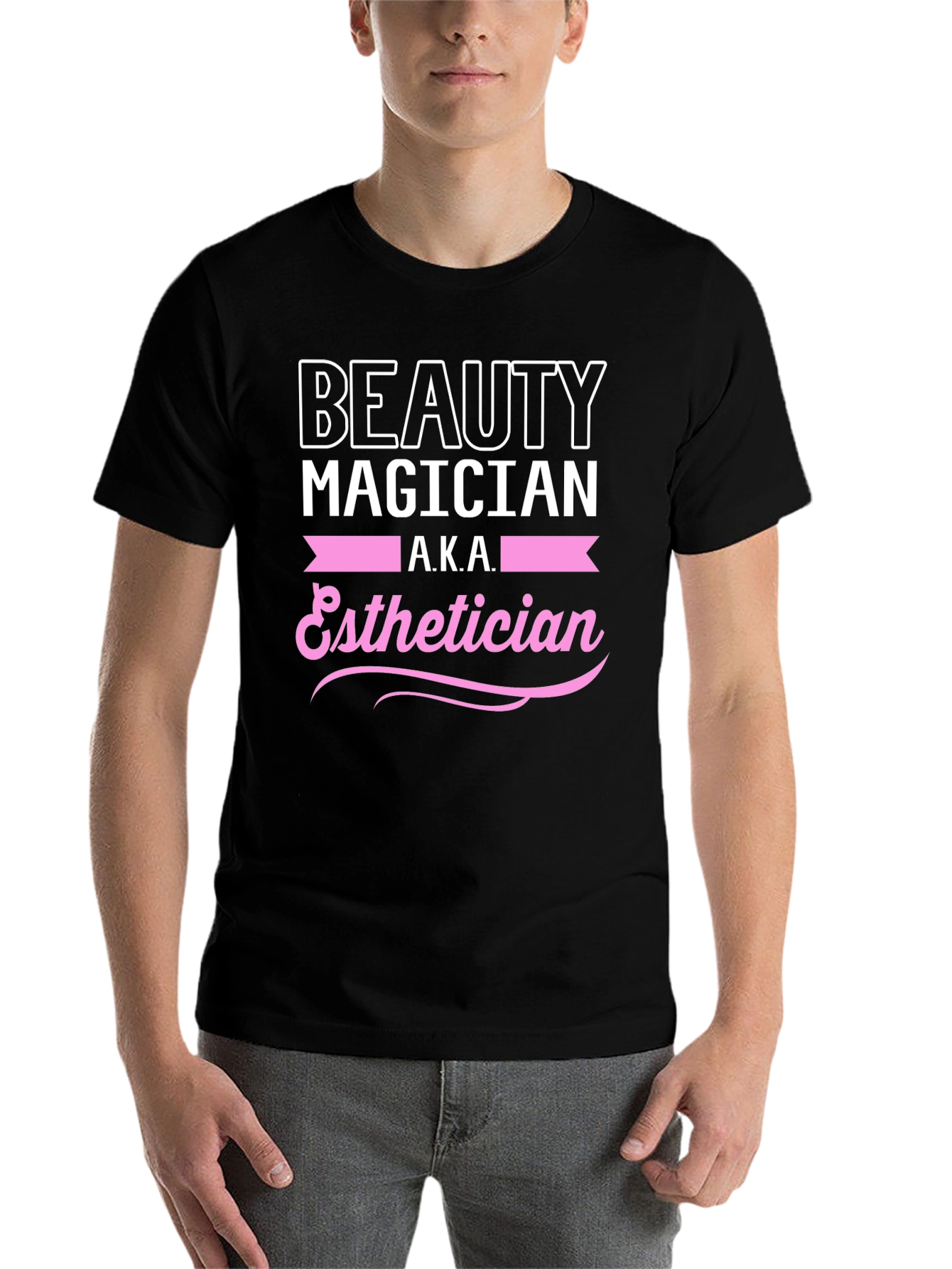 Black Beauty Magician Esthetician Graphic Tee view 7