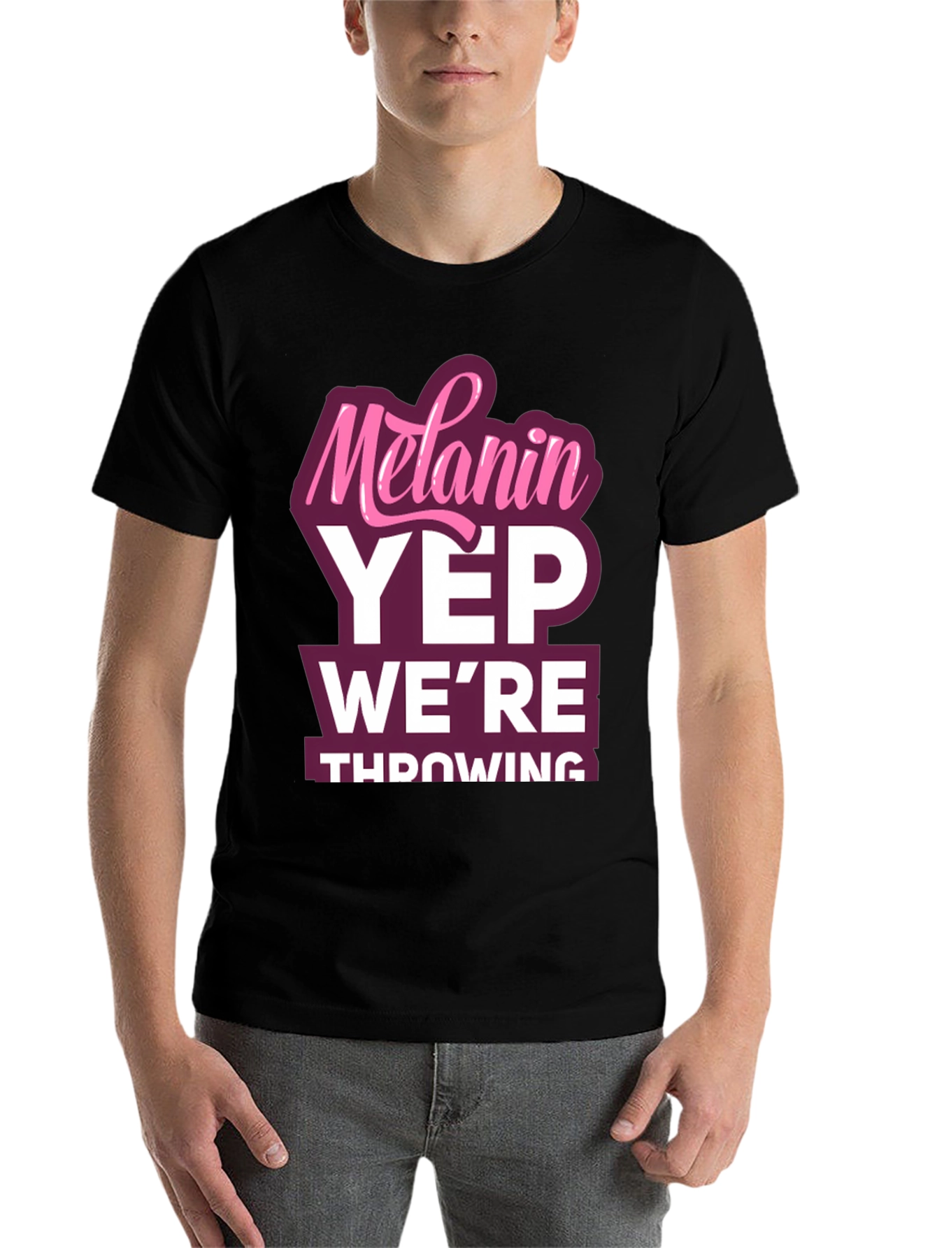 Black Melanin Yep Graphic Tee view 7