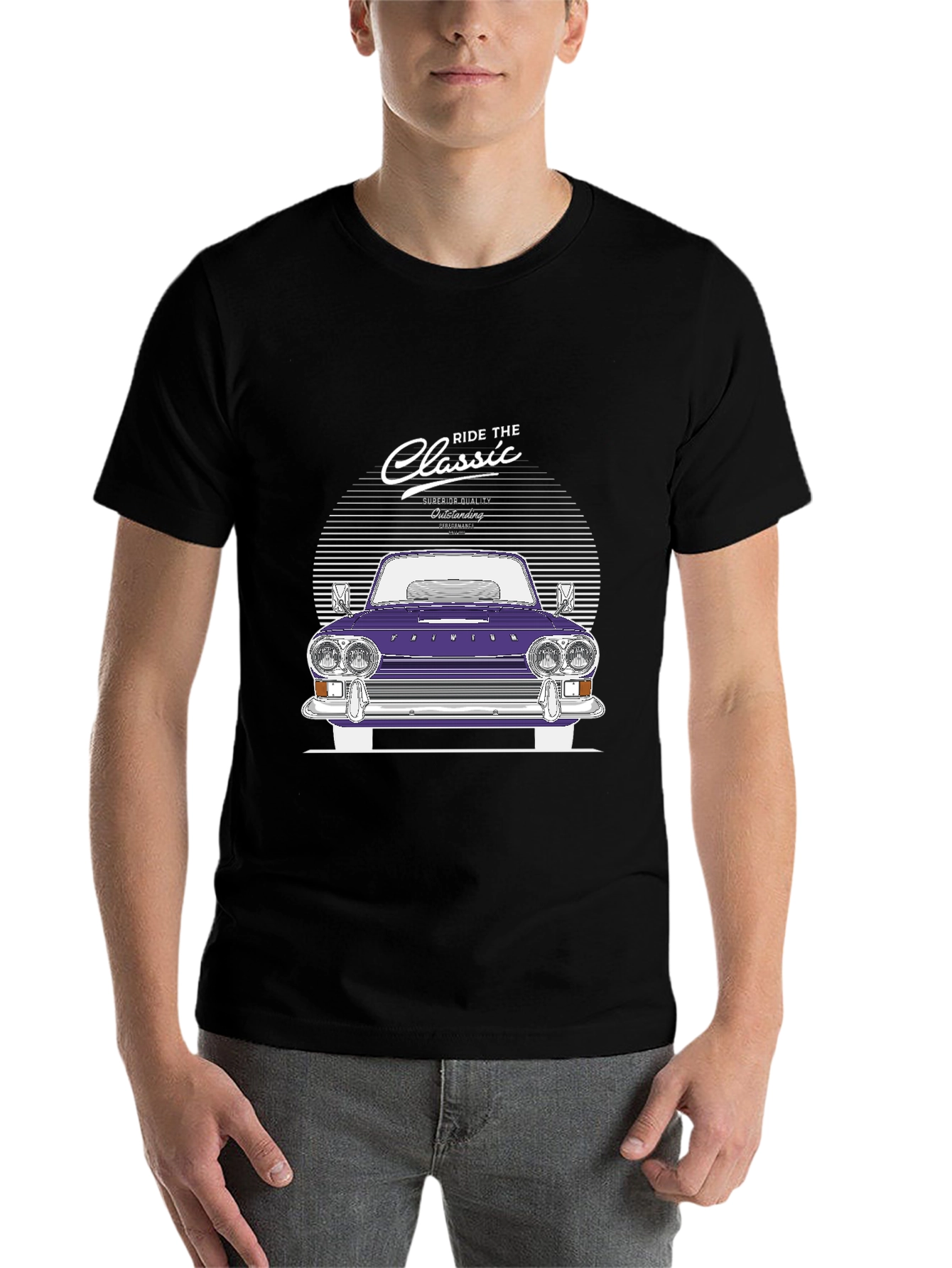 Black Ride the Classic T-Shirt - Superior Quality view 7