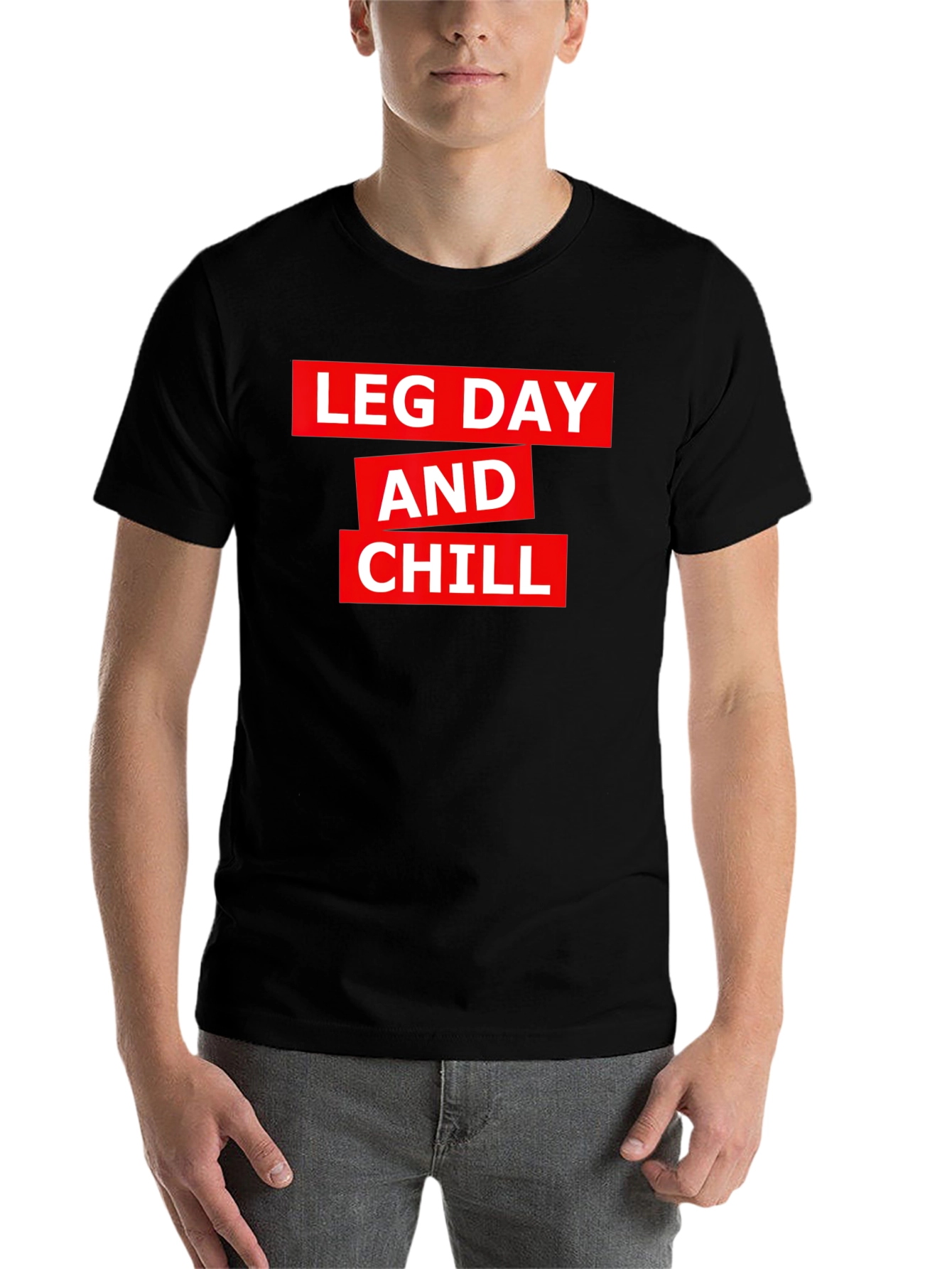 Leg Day and Chill Graphic Tee - Gym Workout Shirt - 7