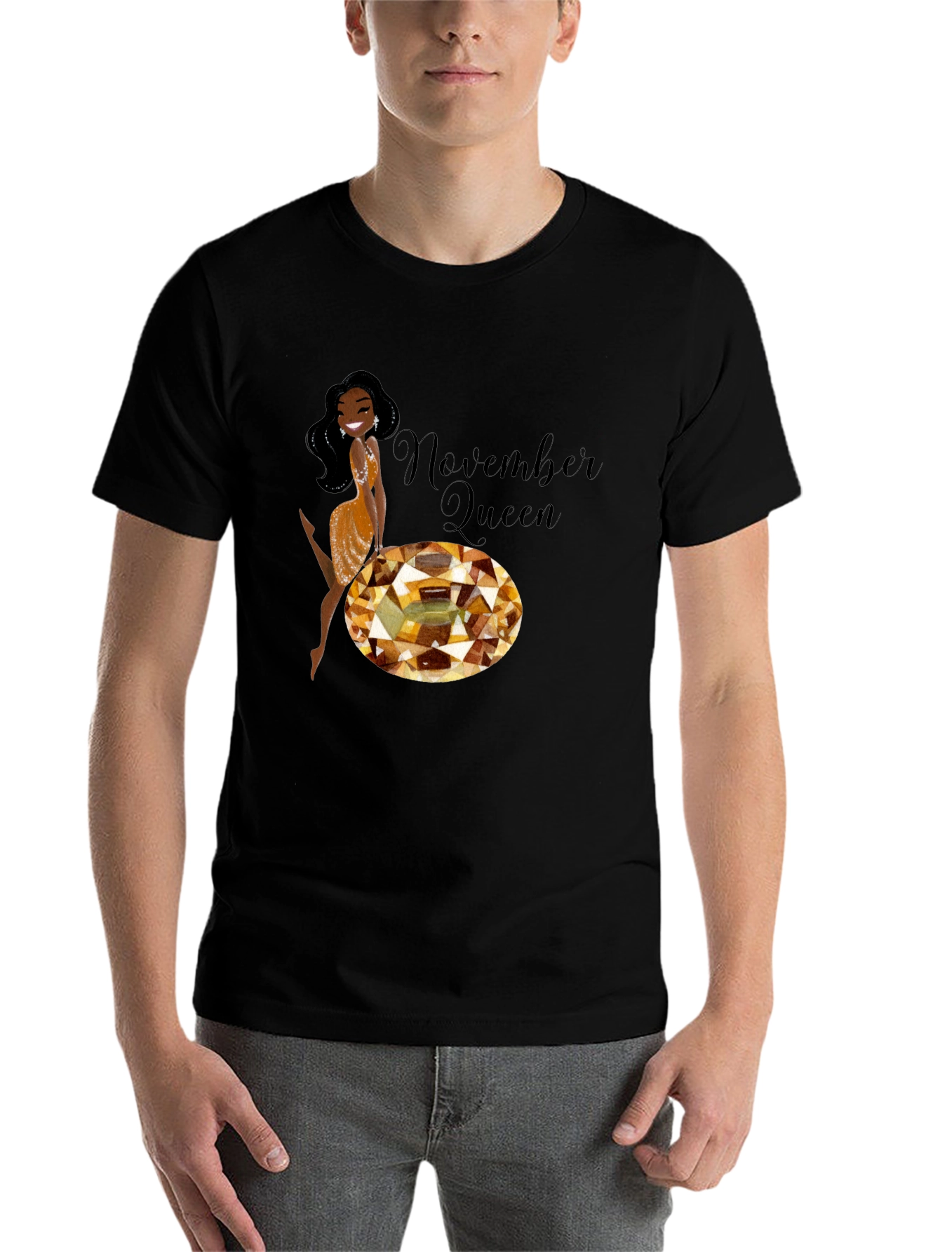 Black November Queen Graphic Tee view 7