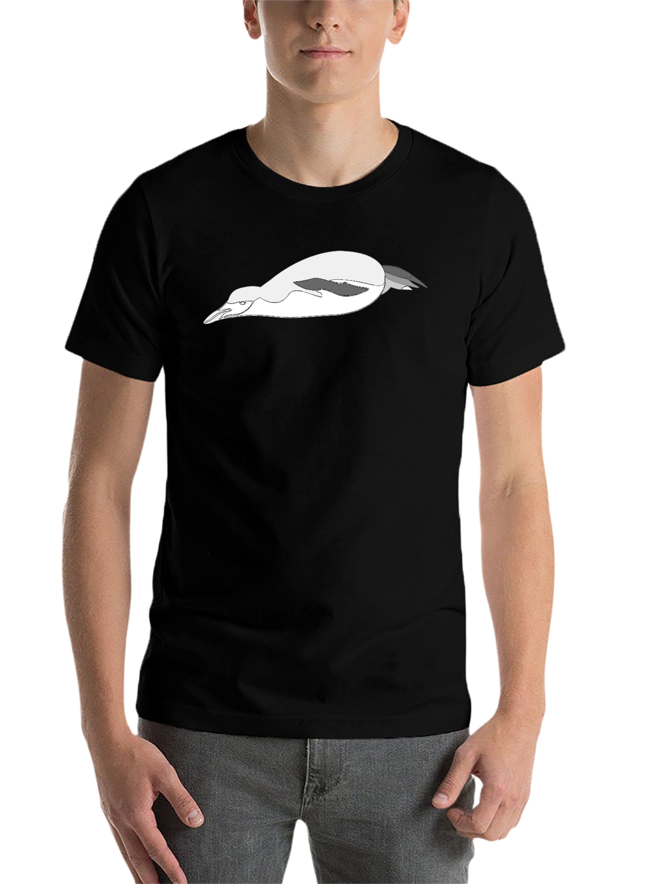 Black Loon Graphic Tee - Soft, Everyday Comfort view 7