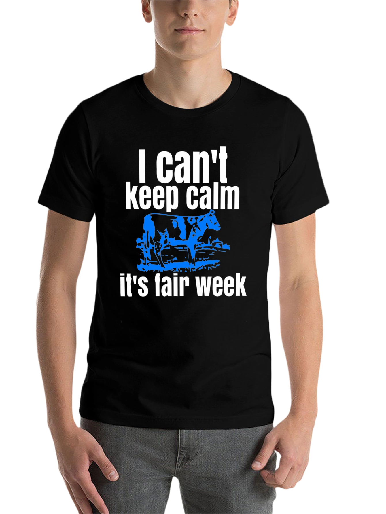 Black I Can't Keep Calm It's Fair Week T-Shirt view 7