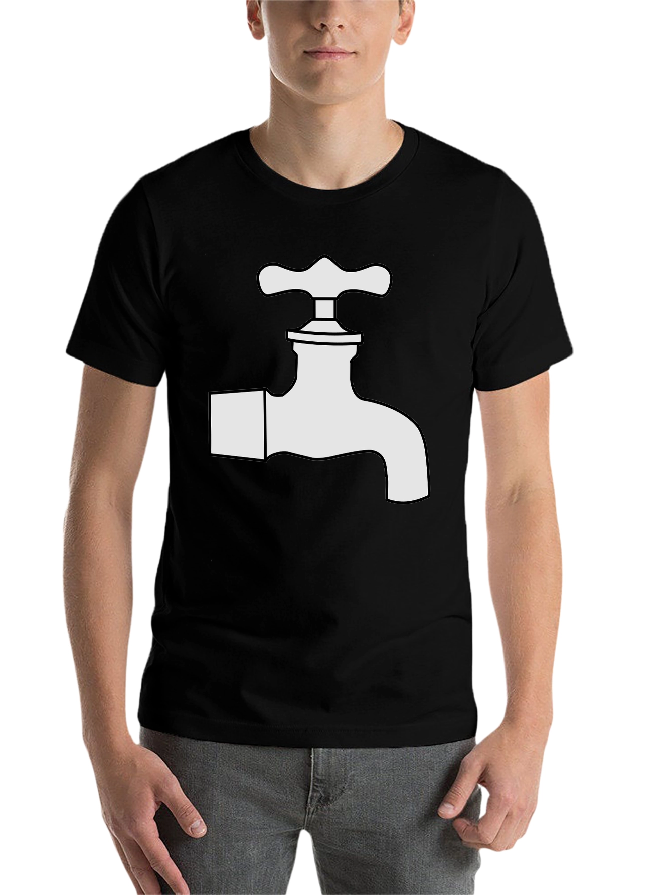 Black Tap Graphic Black T-Shirt view 7