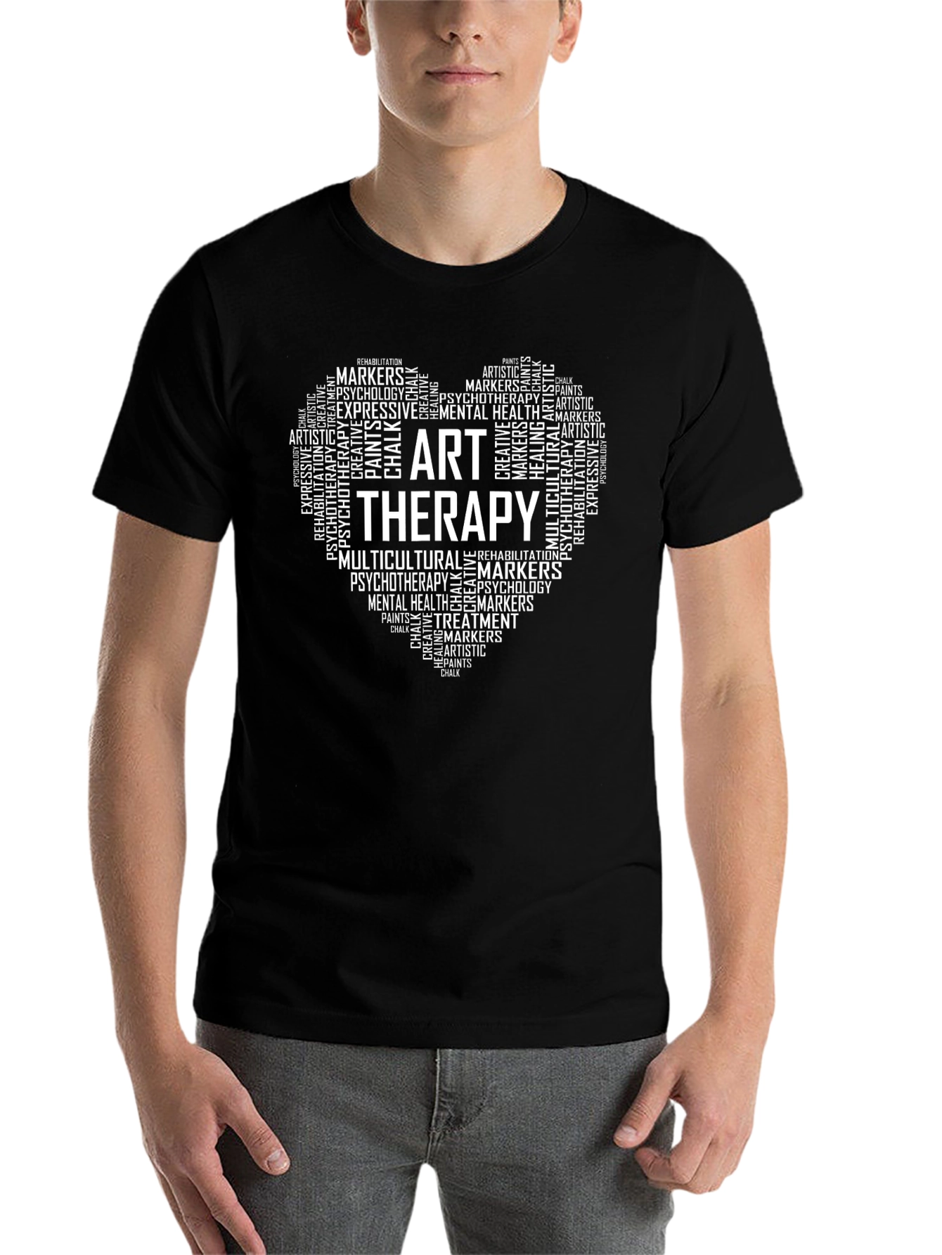 Art Therapy Heart T-Shirt - Express Yourself - 7
