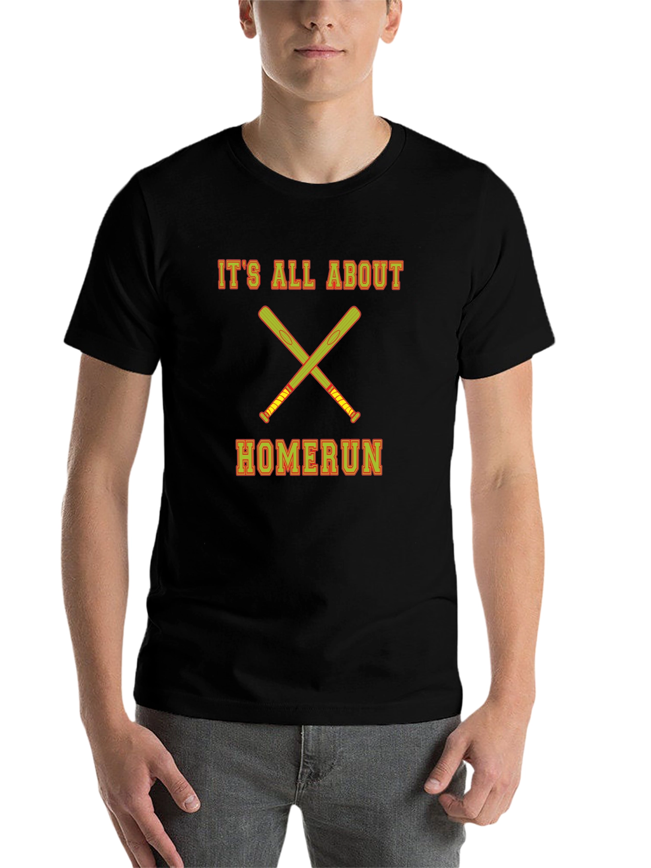 Black It's All About Homerun T-Shirt view 7