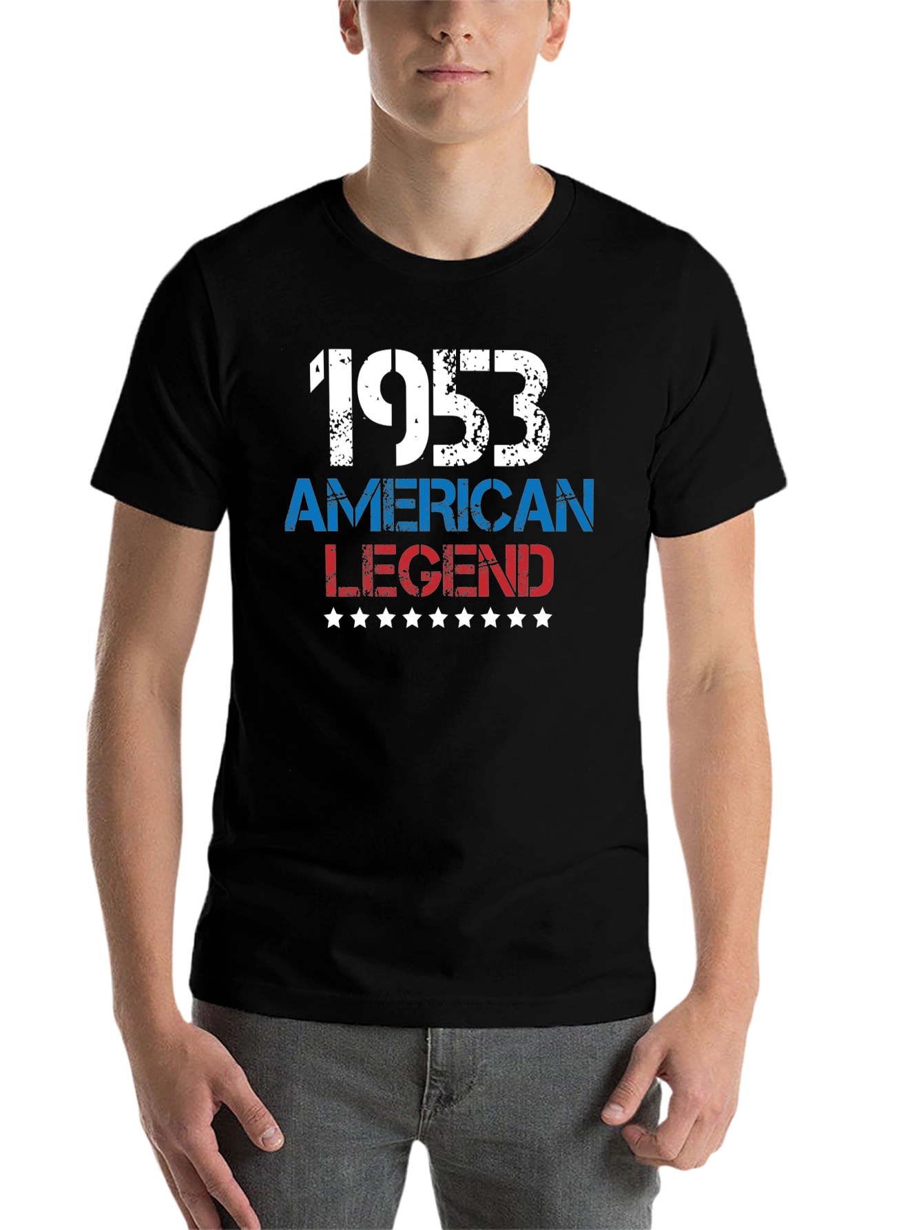 Black American Legend 1953 Graphic T-Shirt view 7
