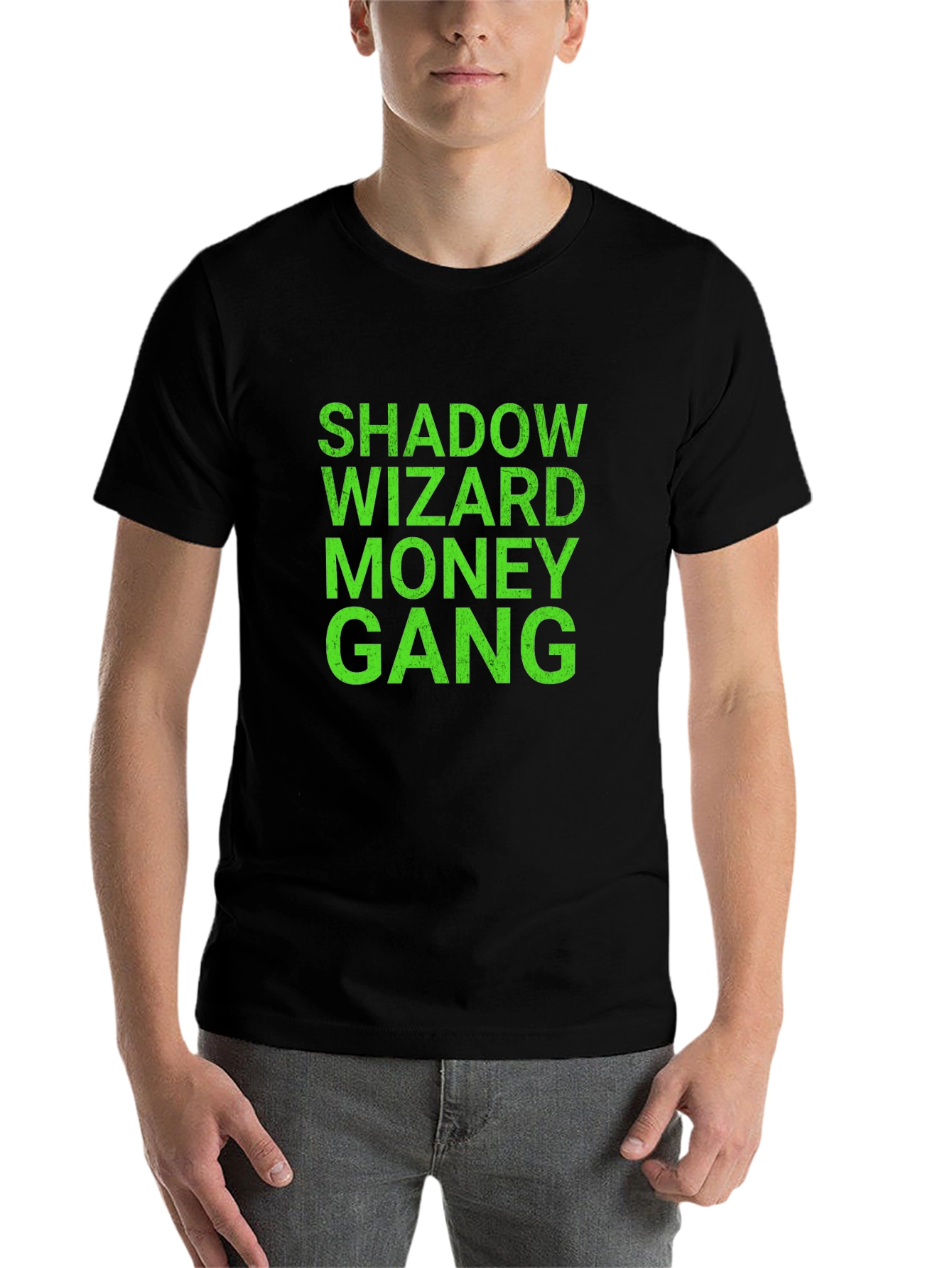 Black Shadow Wizard Money Gang Graphic Tee view 7