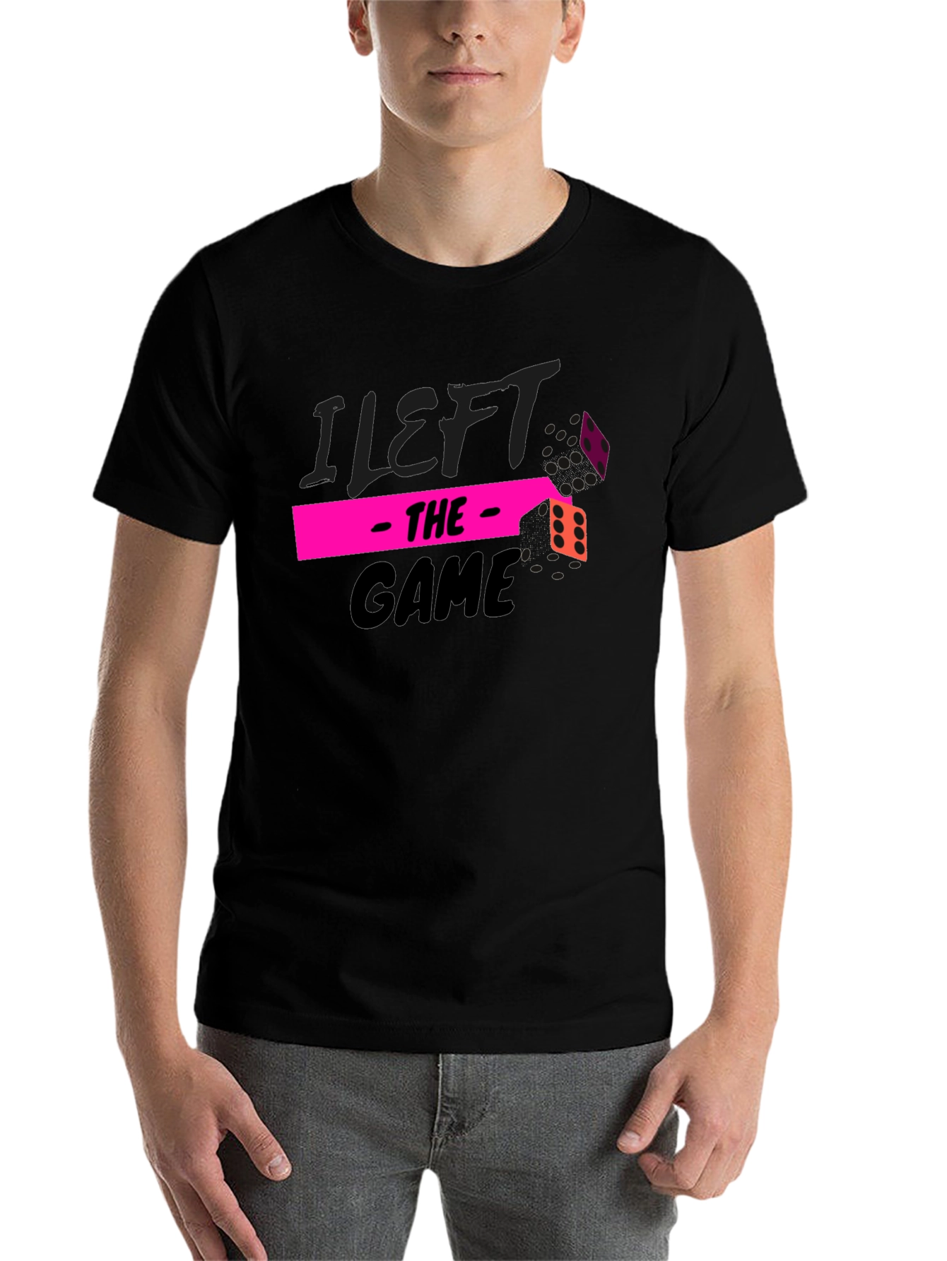 I Left The Game Graphic T-Shirt - 7