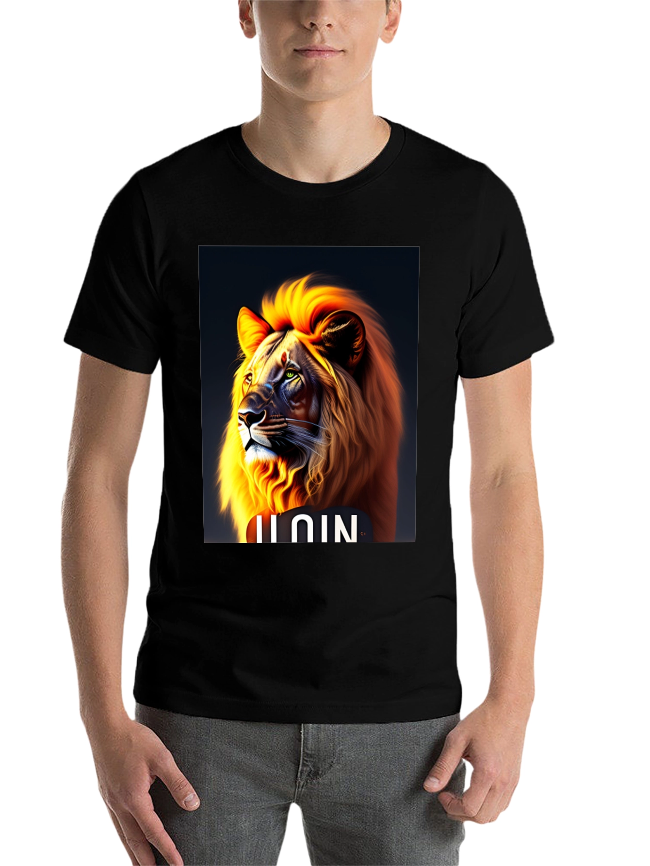 Black Lion Graphic Tee - Fierce Style view 7