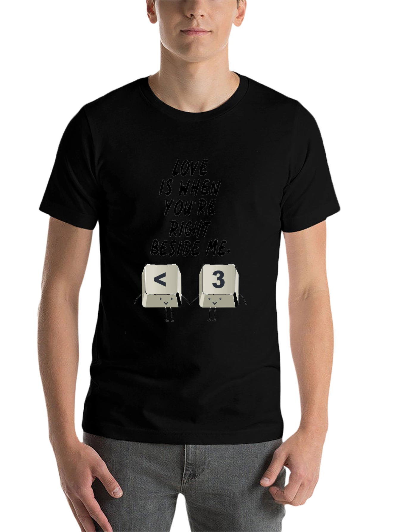 Black Love is Right Beside Me T-Shirt view 7