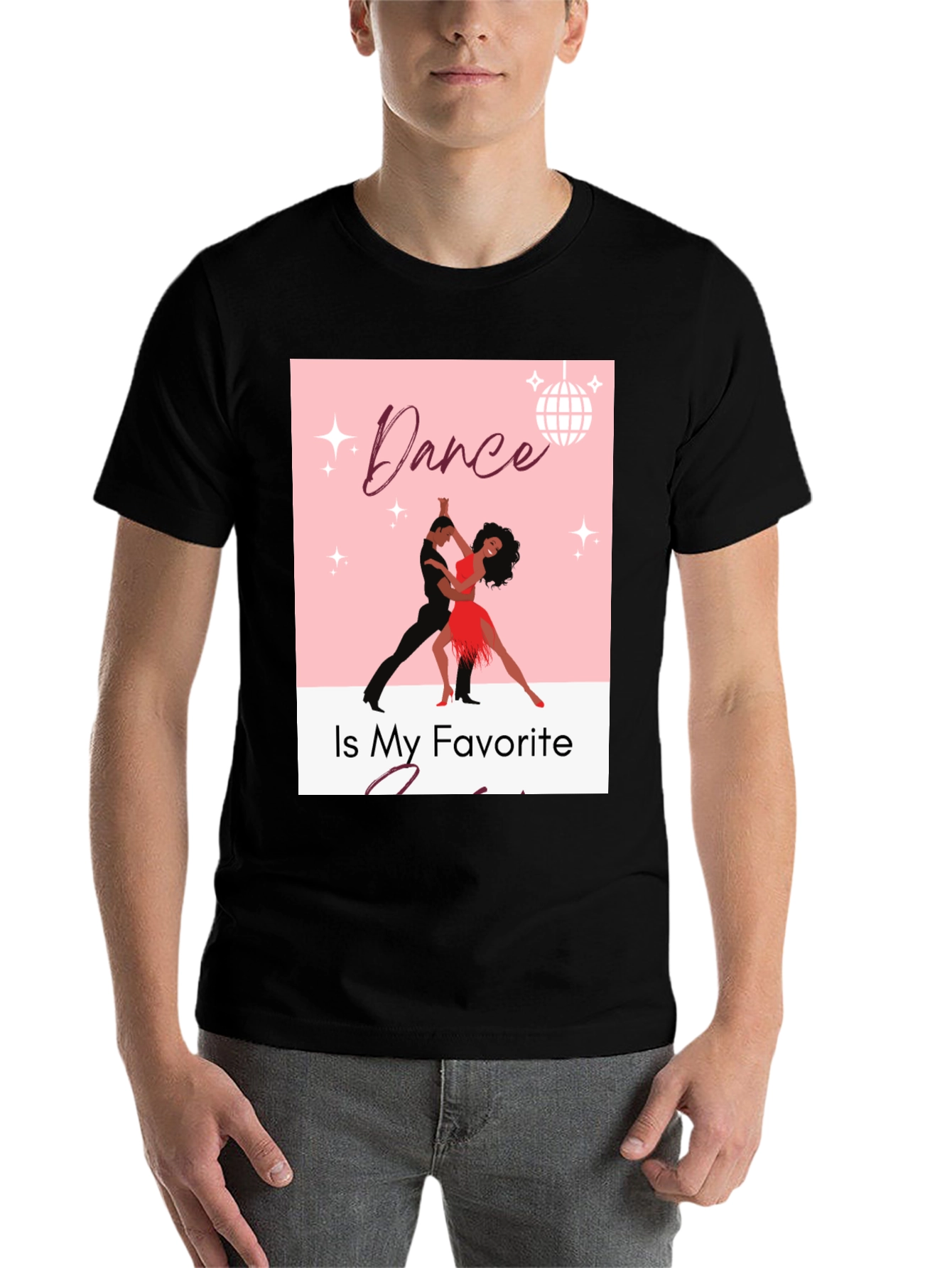 Black Dance Is My Favorite Season T-Shirt view 7
