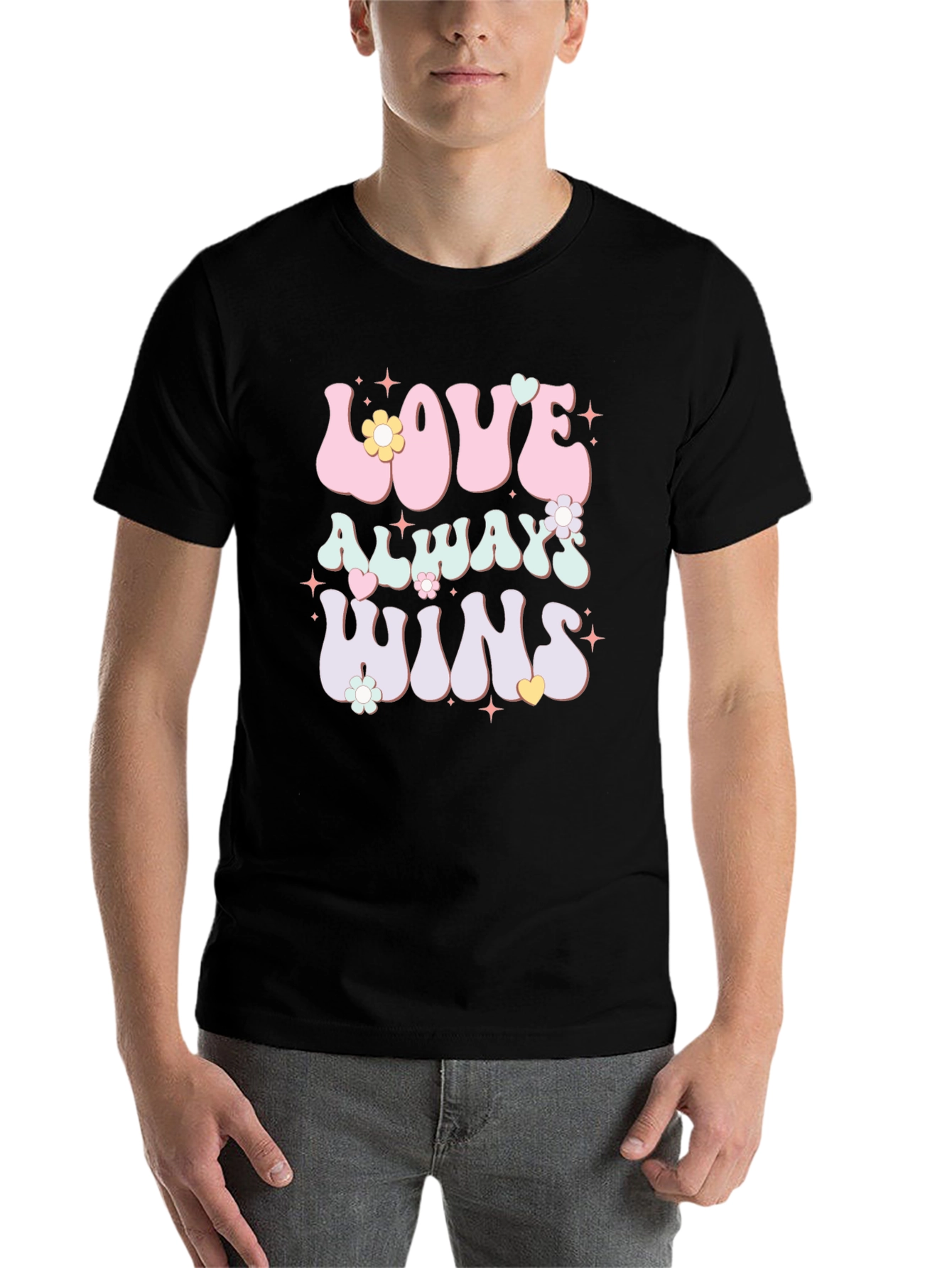Black Love Always Wins Graphic Tee view 7