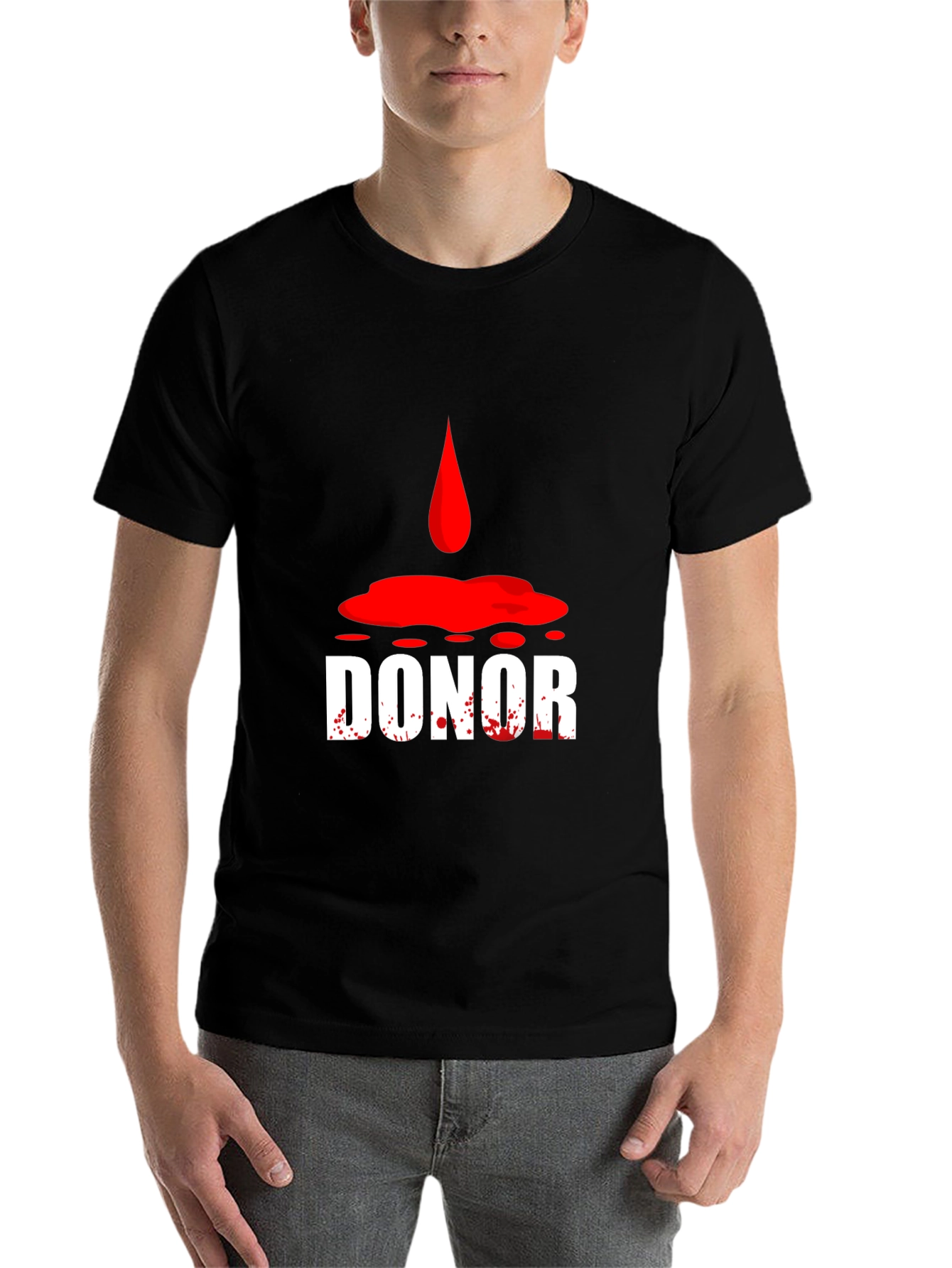 Donor T-Shirt Blood Donation Awareness Tee - 7