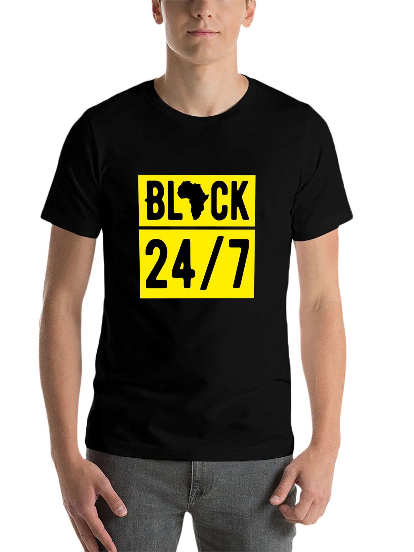 Black Black 24/7 Graphic T-Shirt view 7
