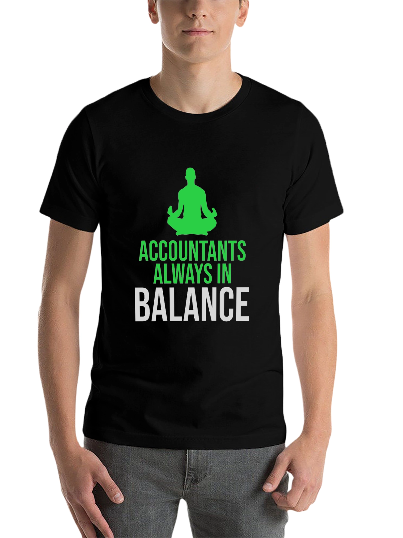 Black Accountants Always in Balance T-Shirt view 7