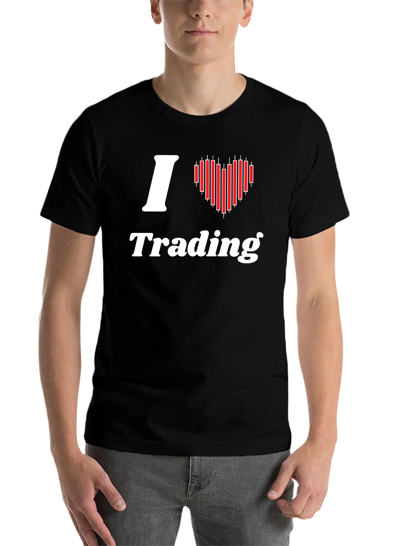 Black I Love Trading Black T-Shirt view 7