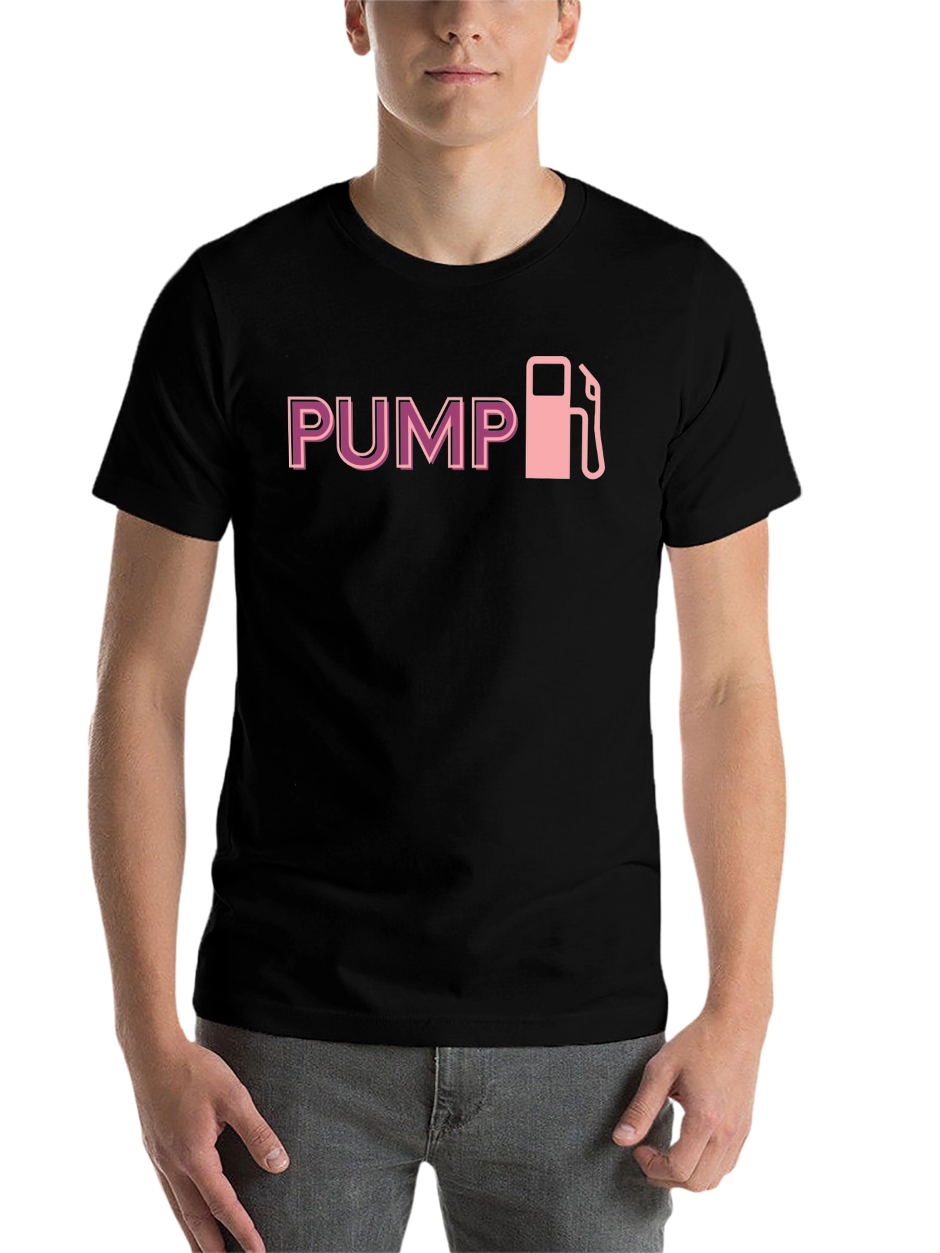 Black PUMP Gas Station Graphic Tee - Black view 7