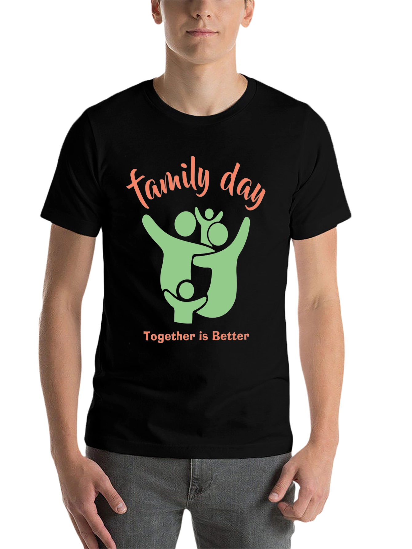 Black Family Day T-Shirt - Together is Better view 7