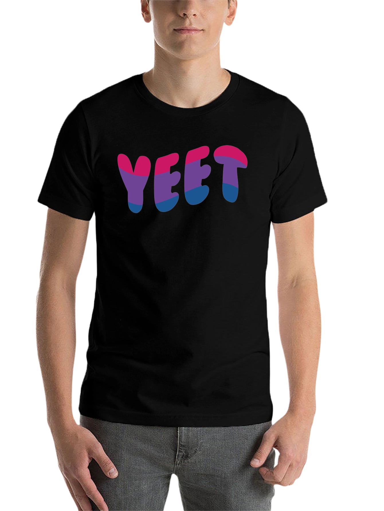 YEET Bi Pride T-Shirt - Soft Cotton Tee - 7