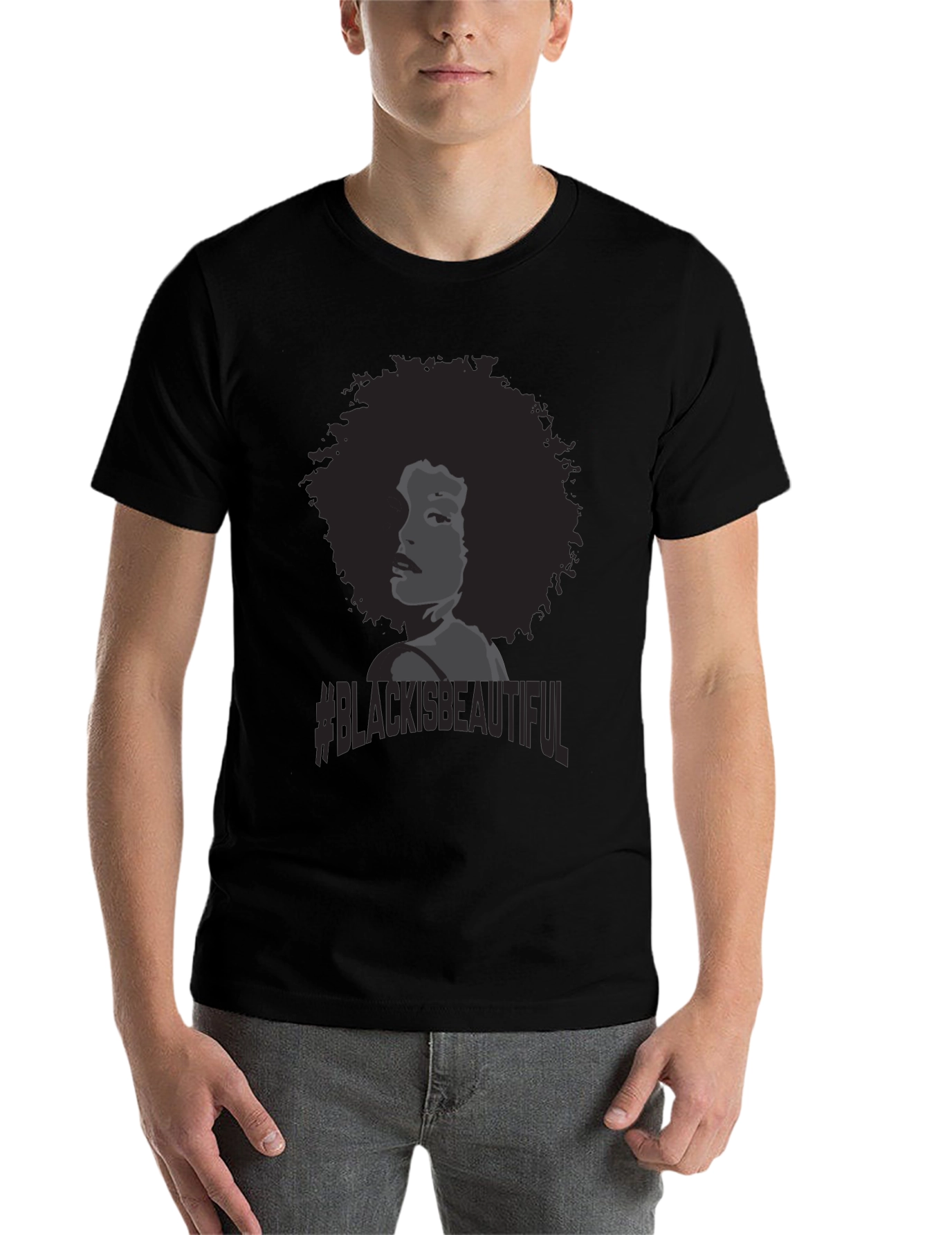 Black Black Is Beautiful T-Shirt Afro Woman view 7