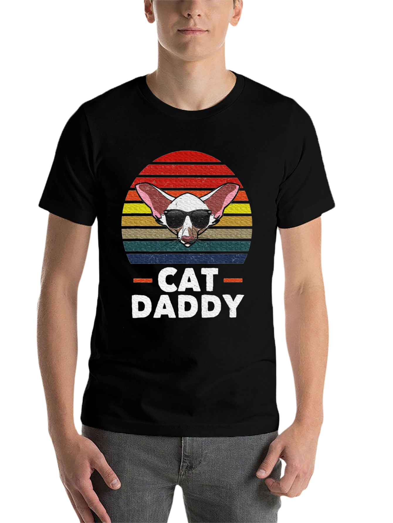 Black Cat Daddy T-Shirt view 7
