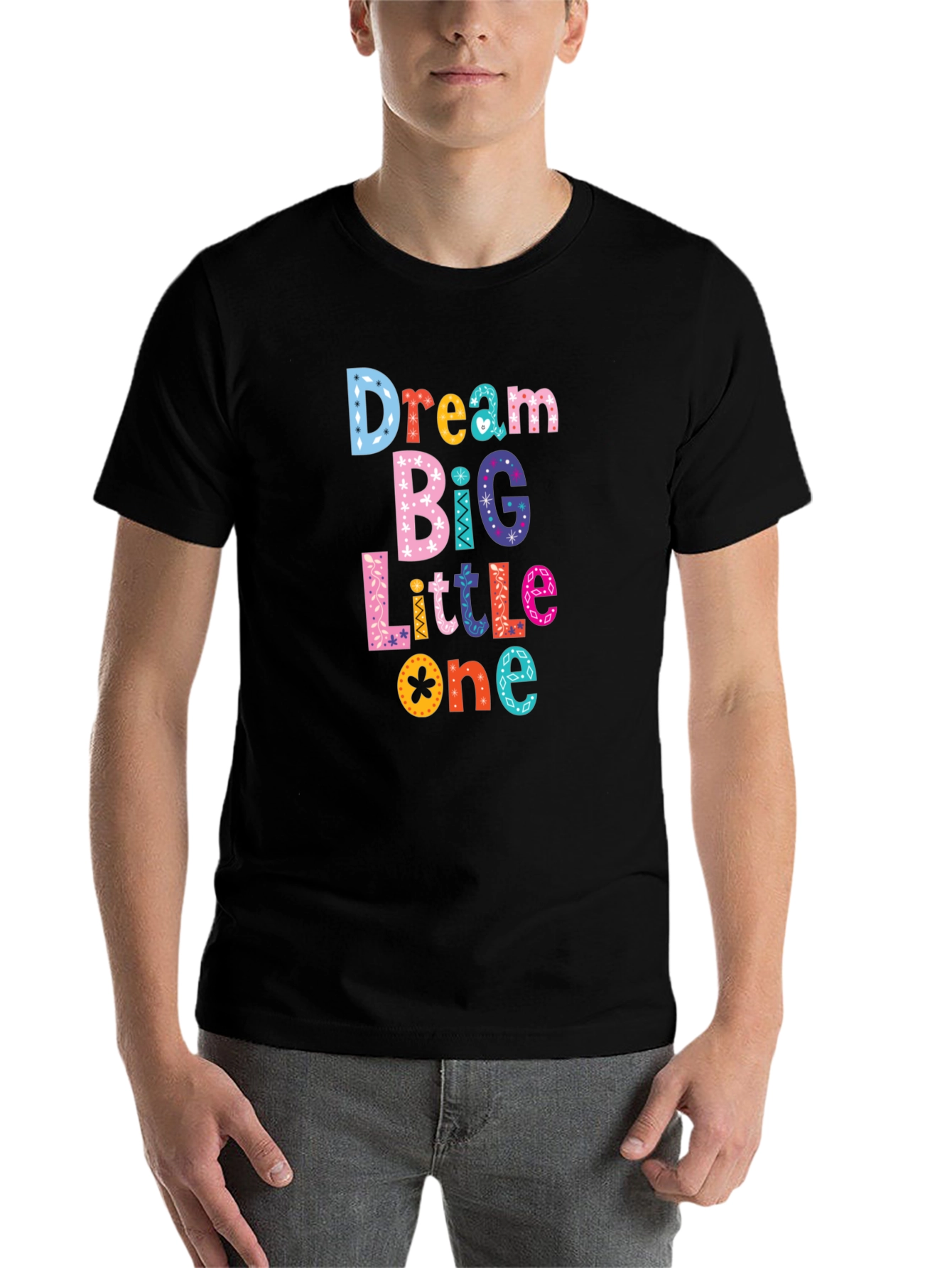 Black Dream Big Little One Graphic Tee view 7