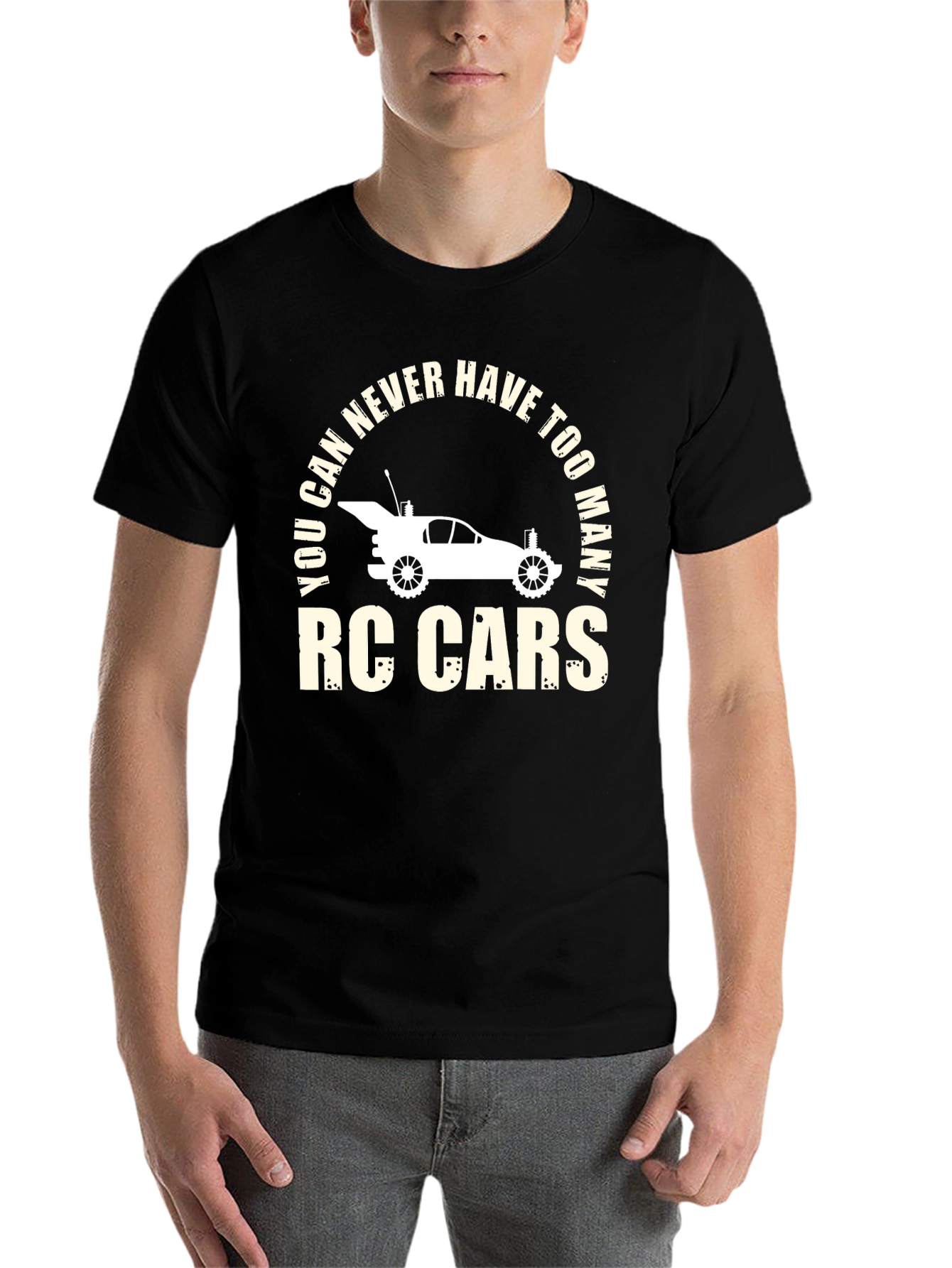 Black RC Cars T-Shirt - You Can Never Have Too Many view 7