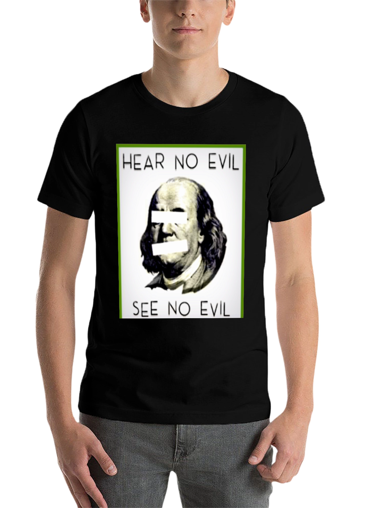 Hear No See No Evil Graphic T-Shirt - 7