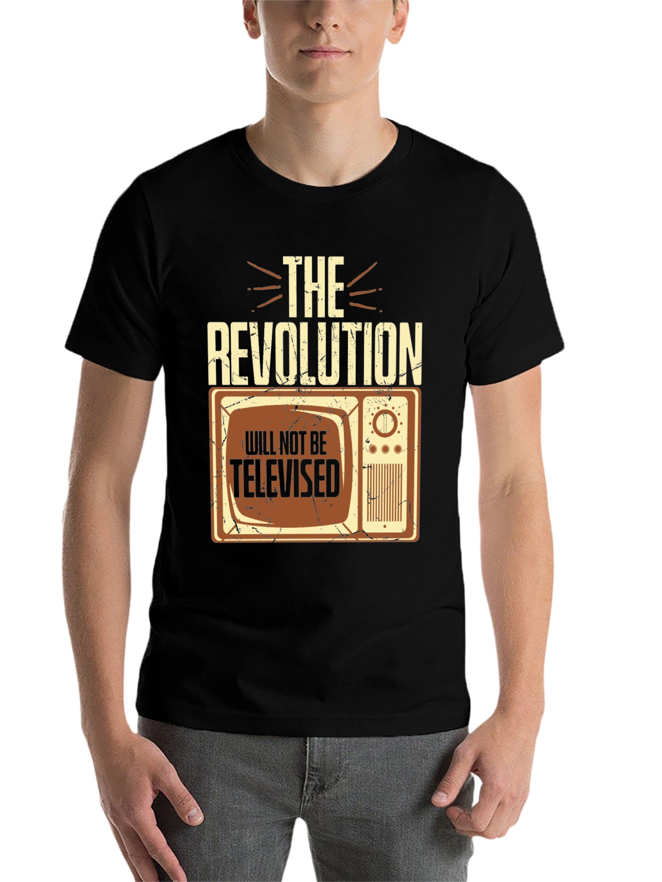 The Revolution Will Not Be Televised Graphic Tee - 7