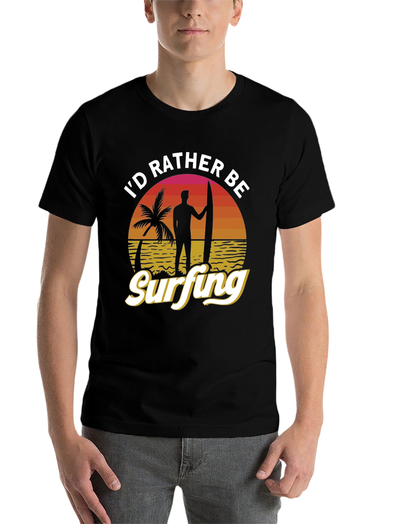 I'd Rather Be Surfing Graphic T-Shirt - 7