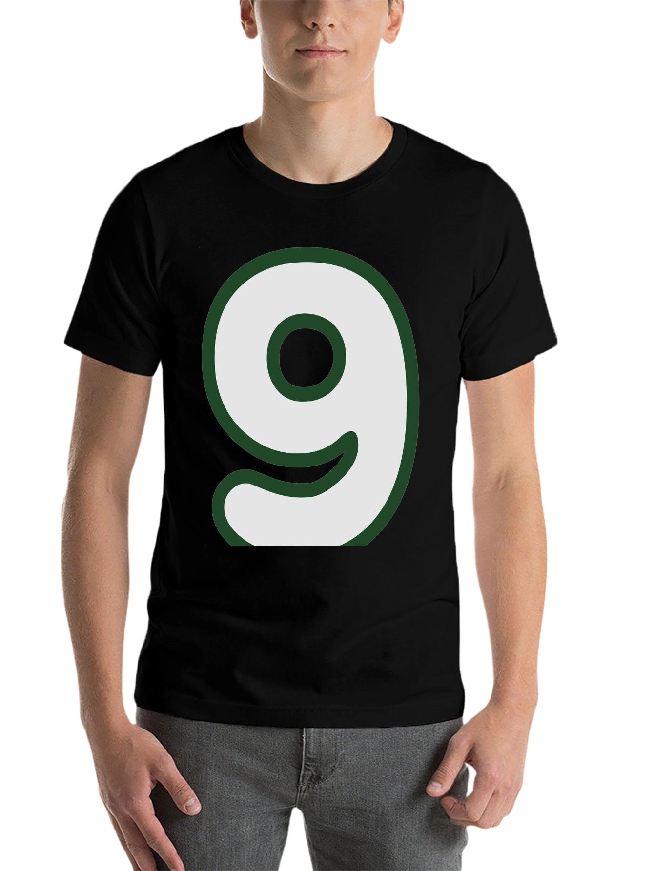 Black Number 9 Graphic T-Shirt - Casual Style view 7