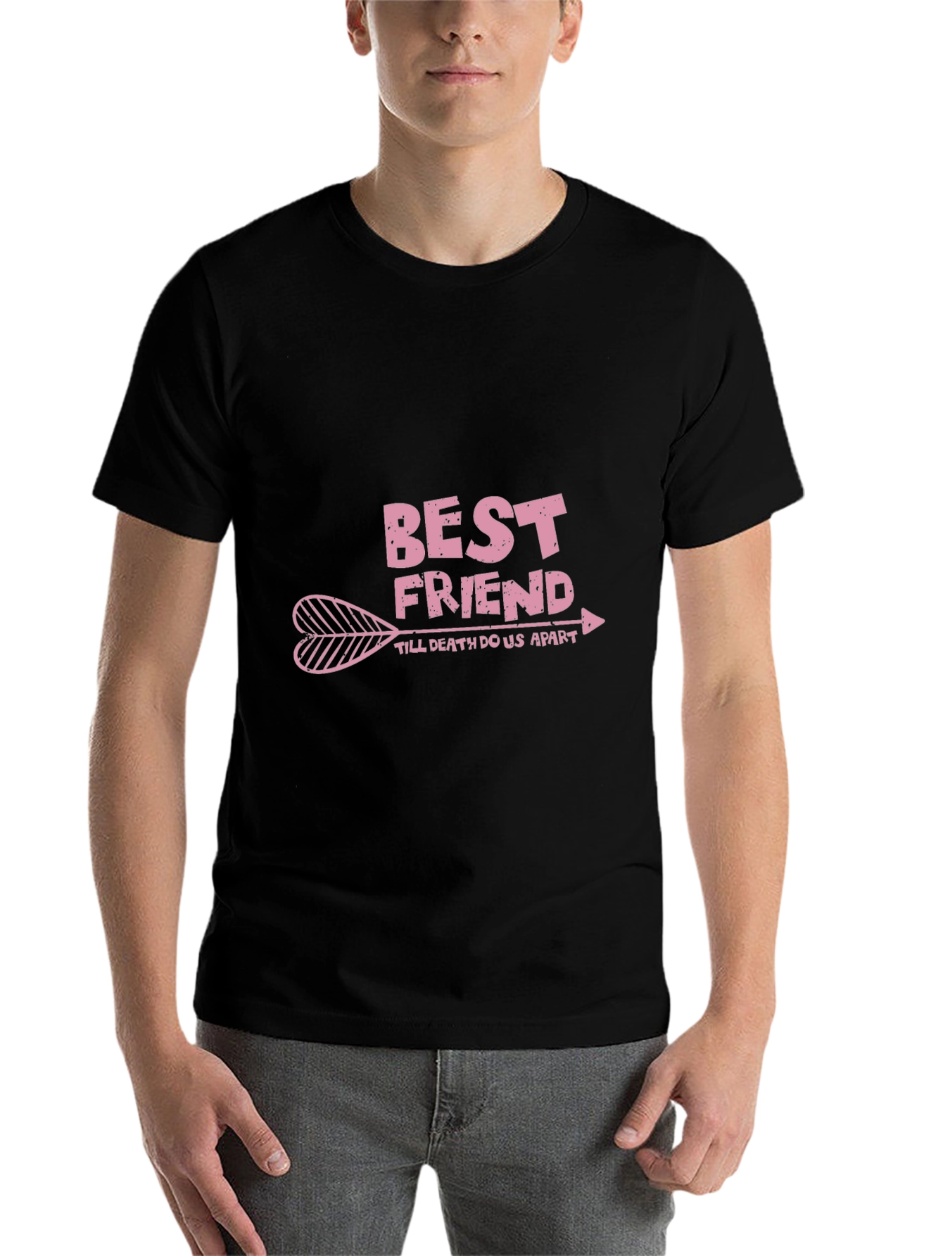 Black Best Friend Arrow T-Shirt - Till Death Do Us Apart view 7