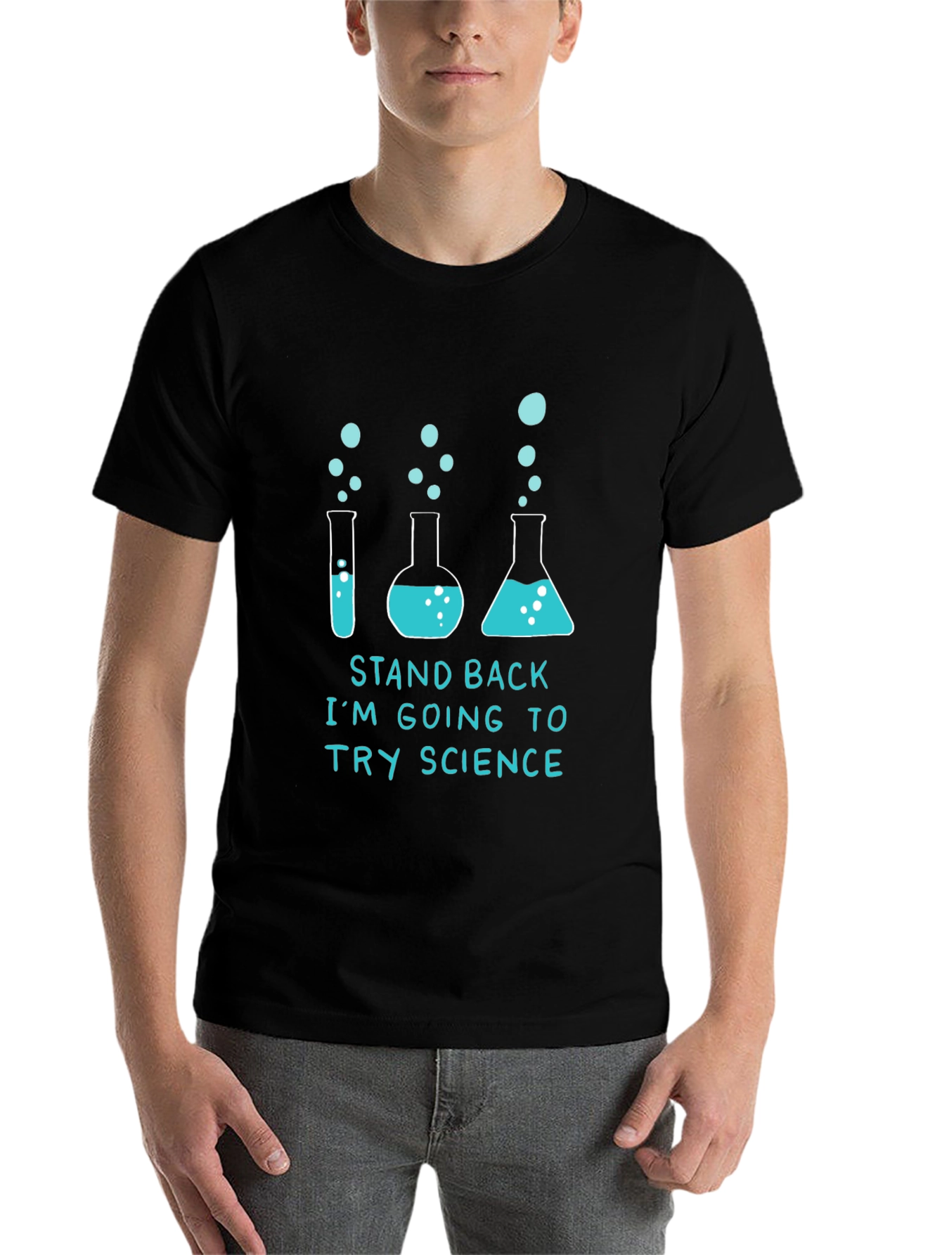 Black Science Experiment Graphic T-Shirt view 7