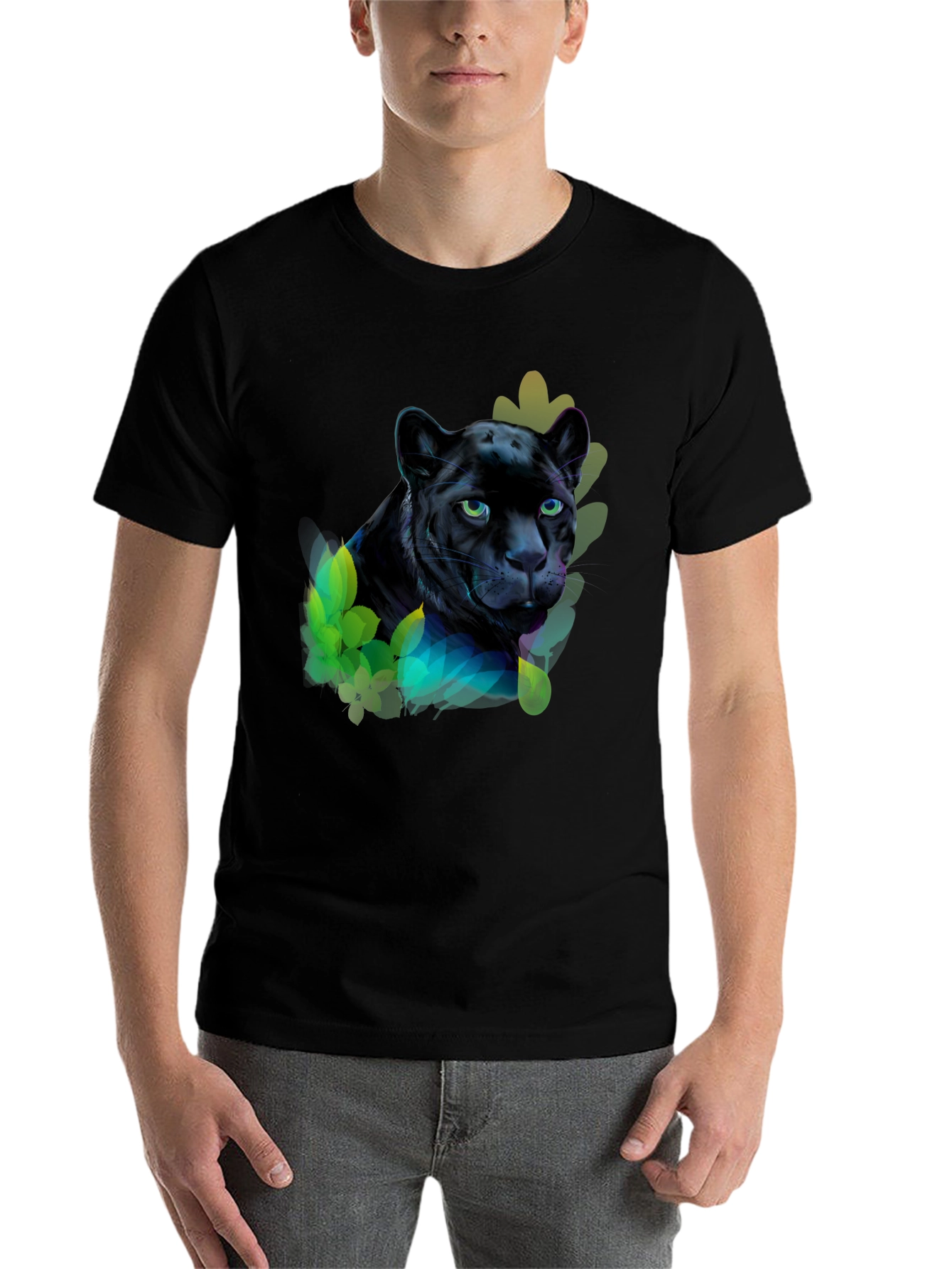Black Black Panther Graphic Tee - Men's Short Sleeve view 7
