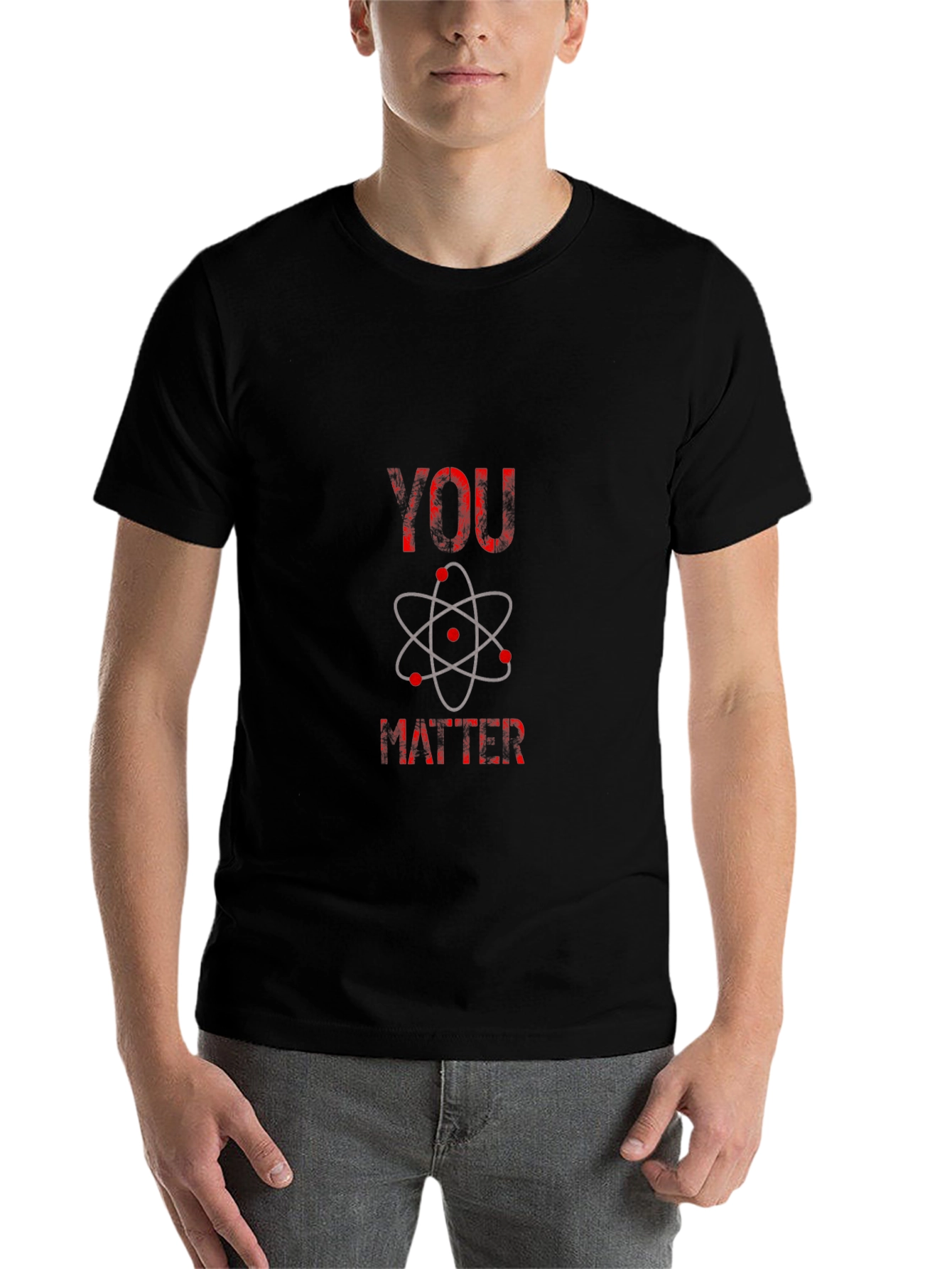 Black You Matter Science T-Shirt view 7