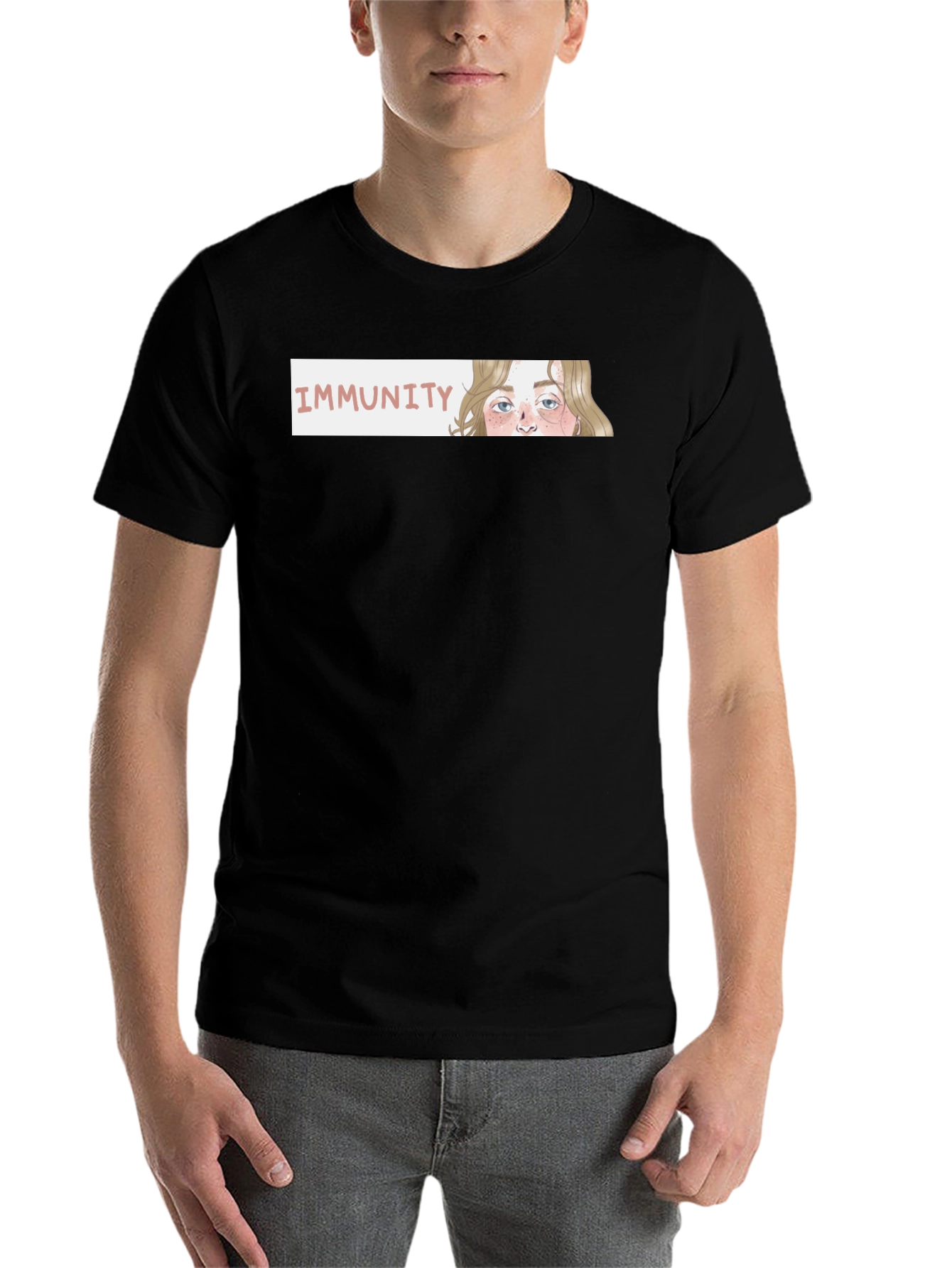 Black Immunity Album Inspired Black T-Shirt view 7
