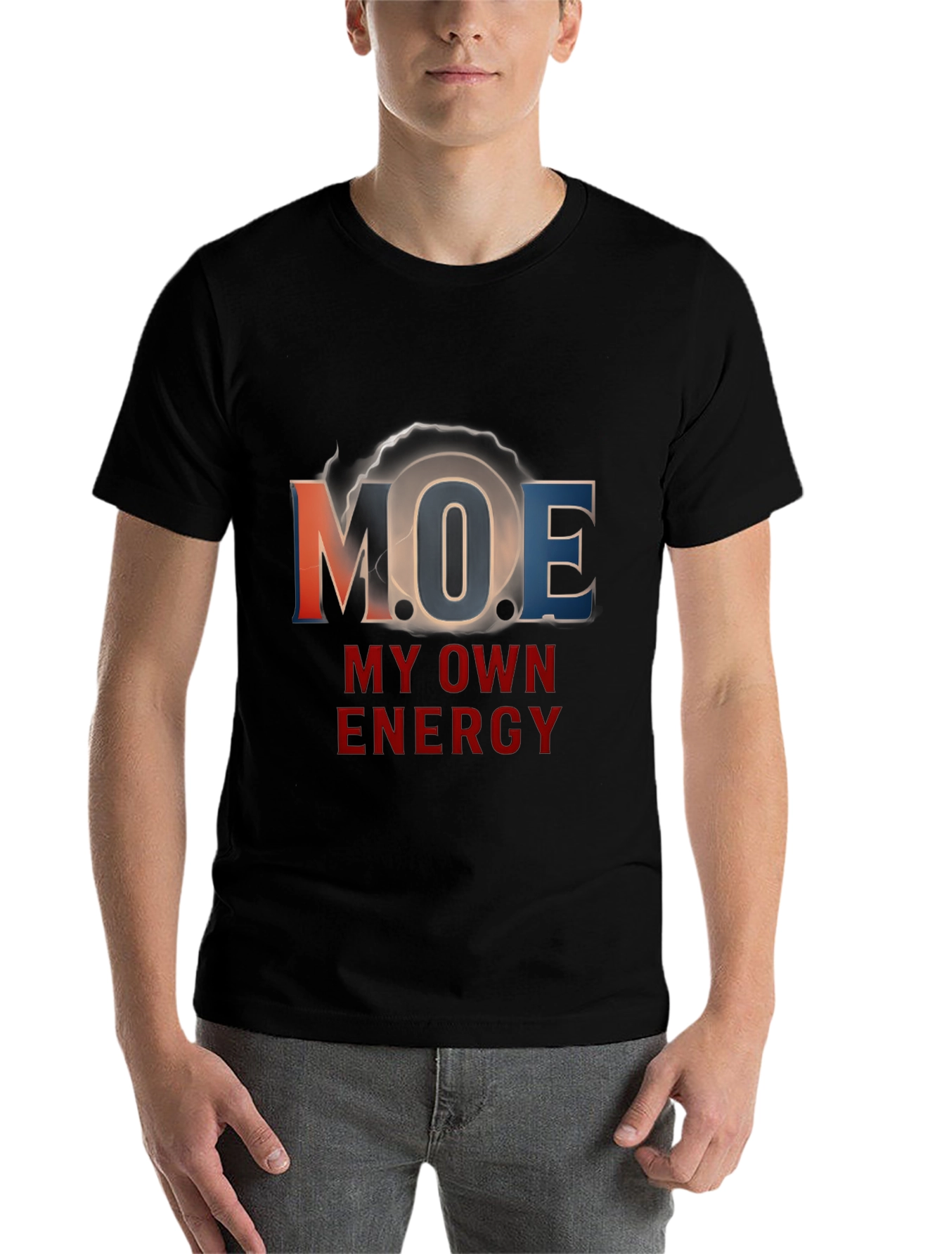 Black M.O.E. My Own Energy Graphic Tee view 7