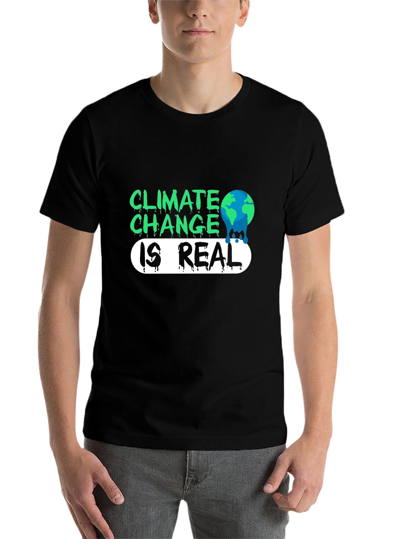 Climate Change is Real Graphic T-Shirt - 7