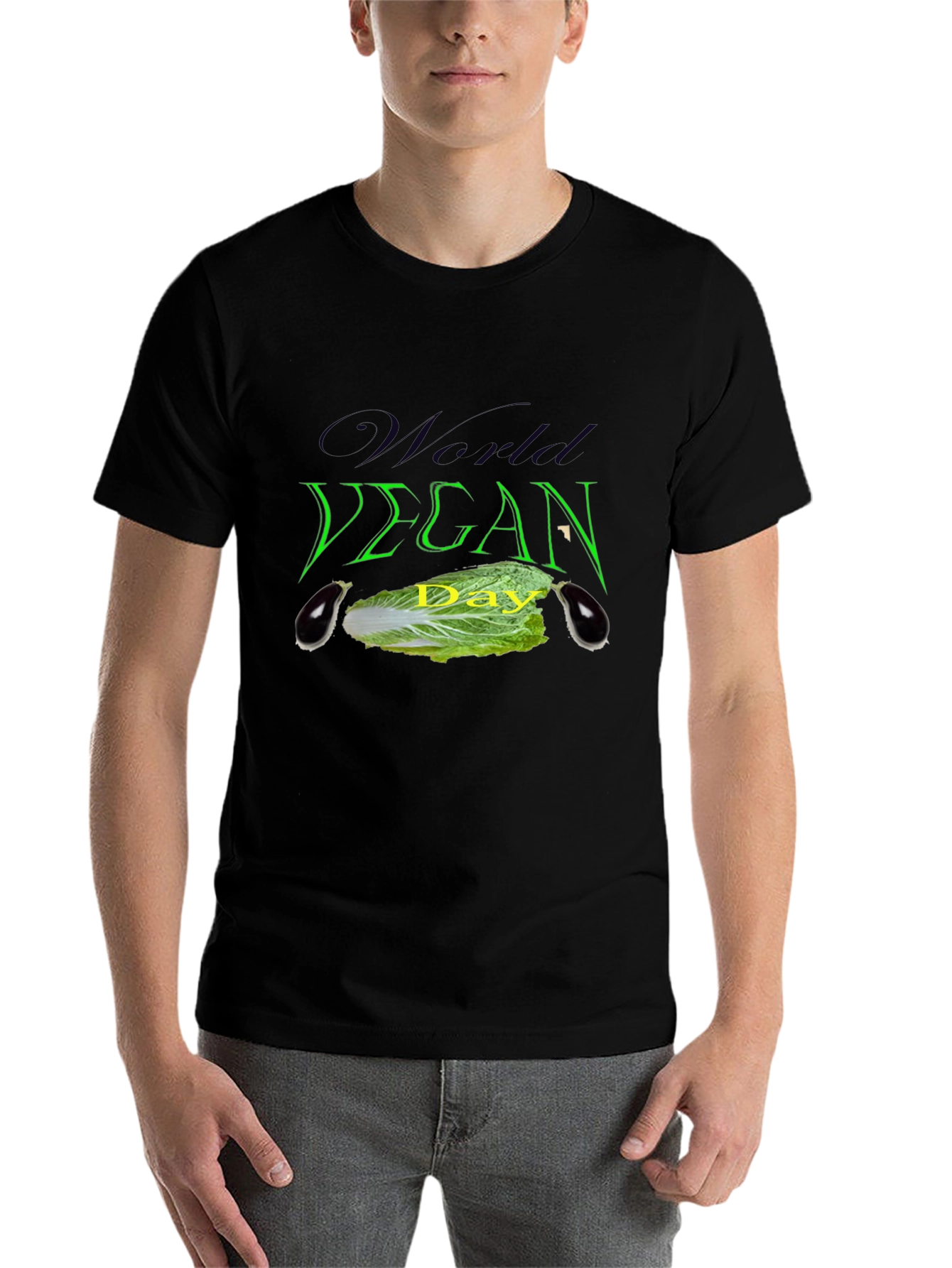 Vegan Day Graphic T-Shirt - 7