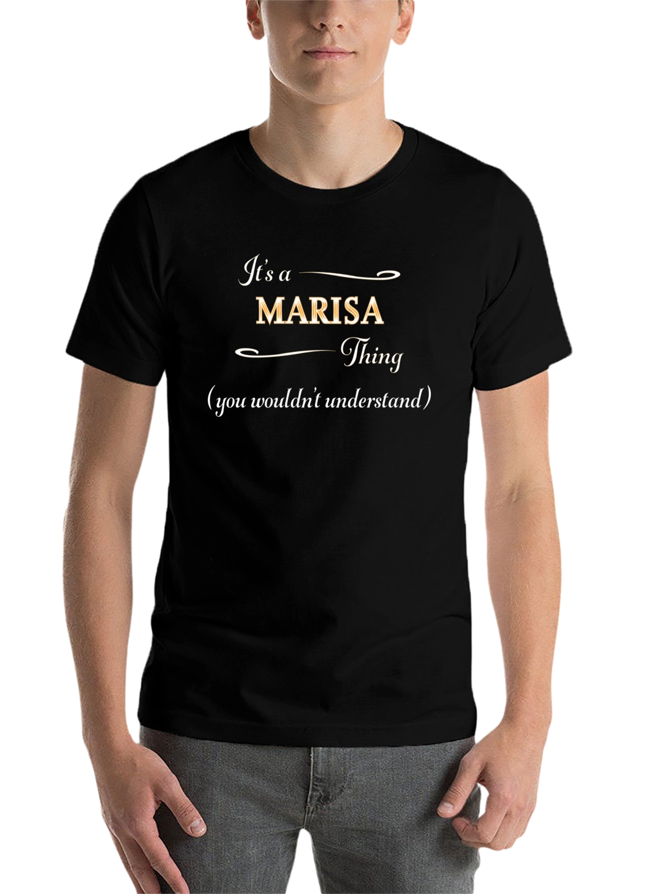Black It's a Marisa Thing T-Shirt view 7