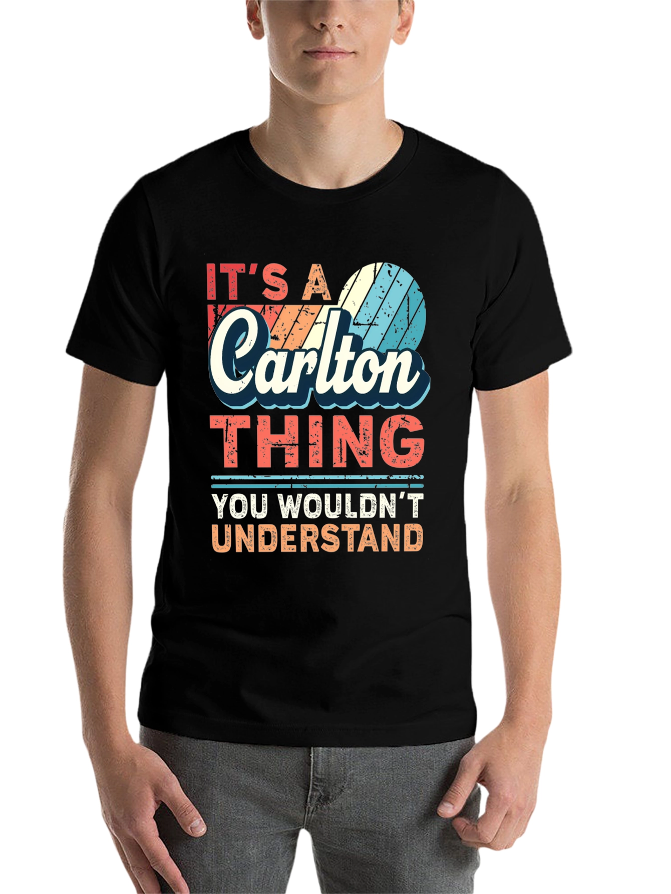 Black It's a Carlton Thing T-Shirt - You Wouldn't Understand view 7