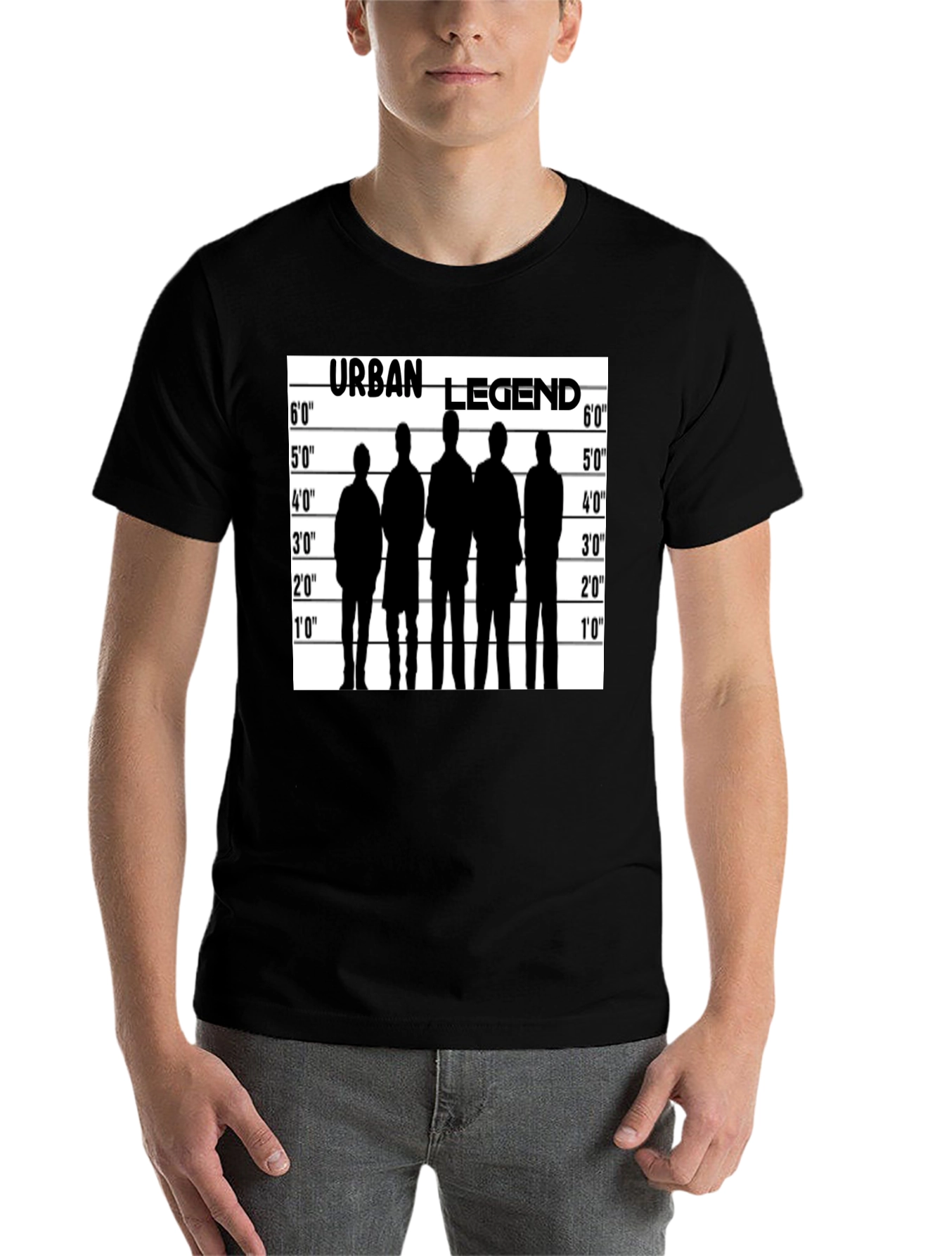 Black Urban Legend Lineup T-Shirt - Black view 7