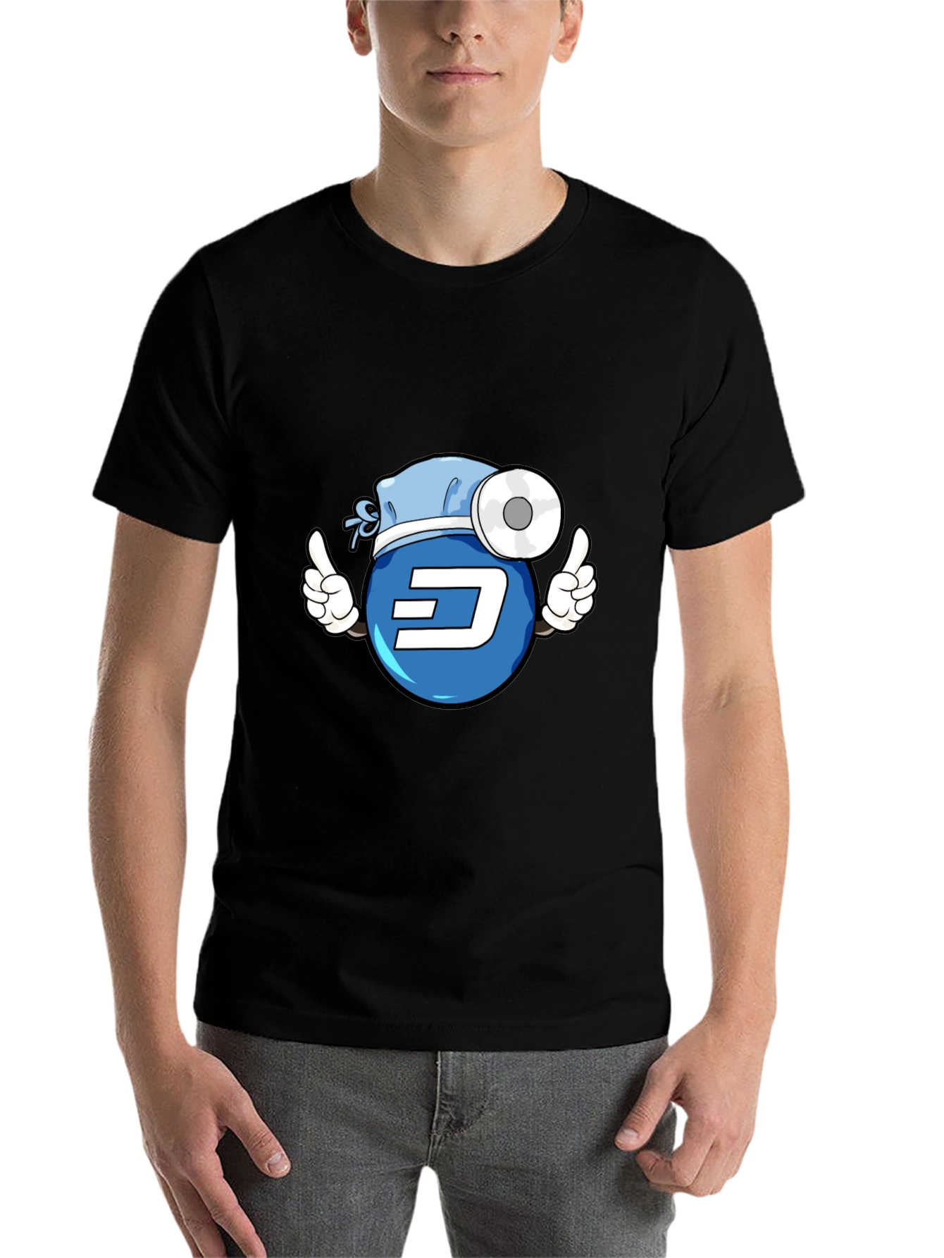 Black Novelty Crypto Dash Doctor T-Shirt view 7