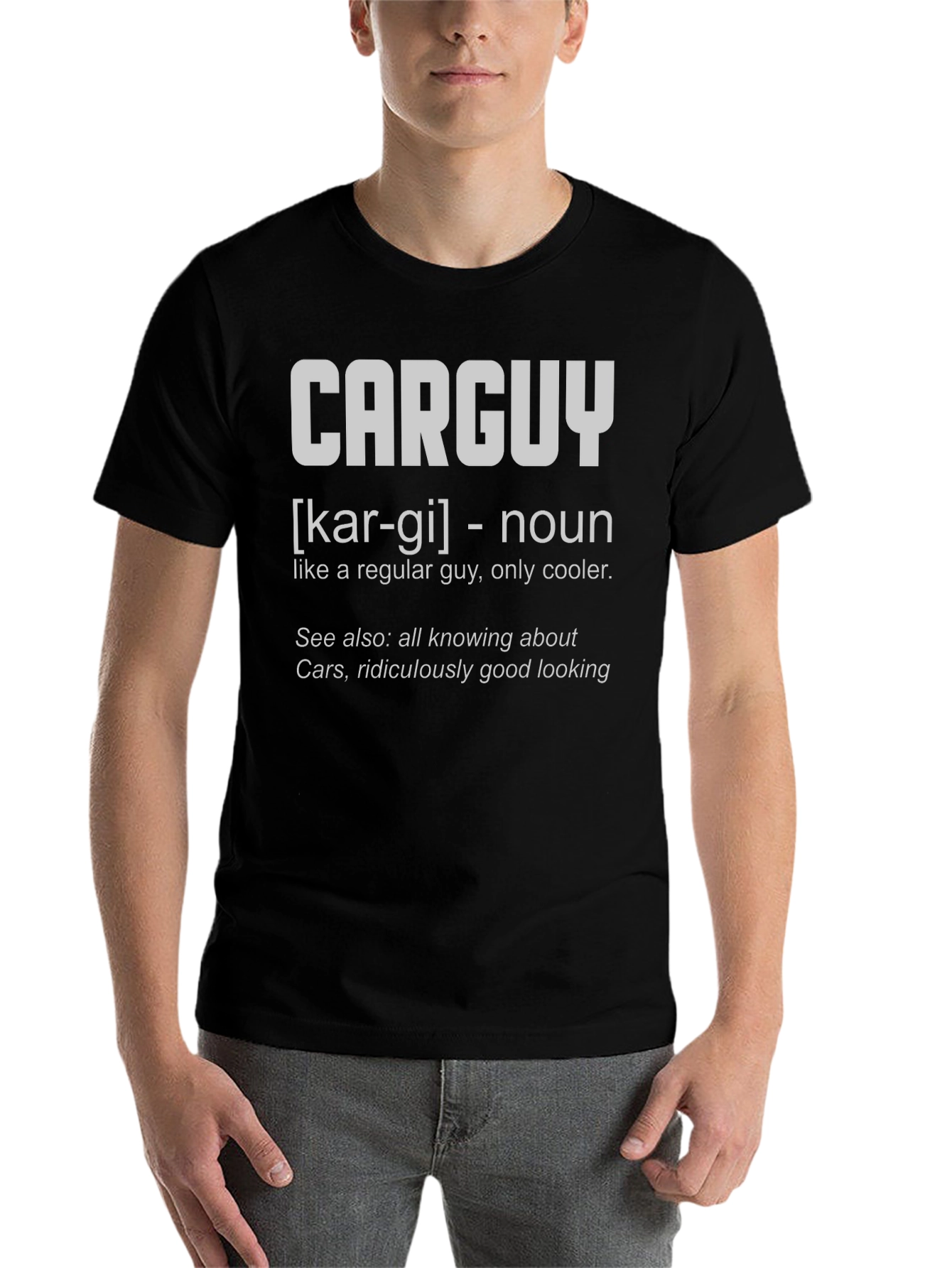 Black Carguys Definition T-Shirt - Black view 7