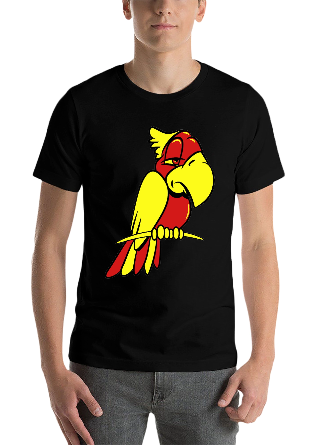 Cool Parrot Graphic Tee - 7