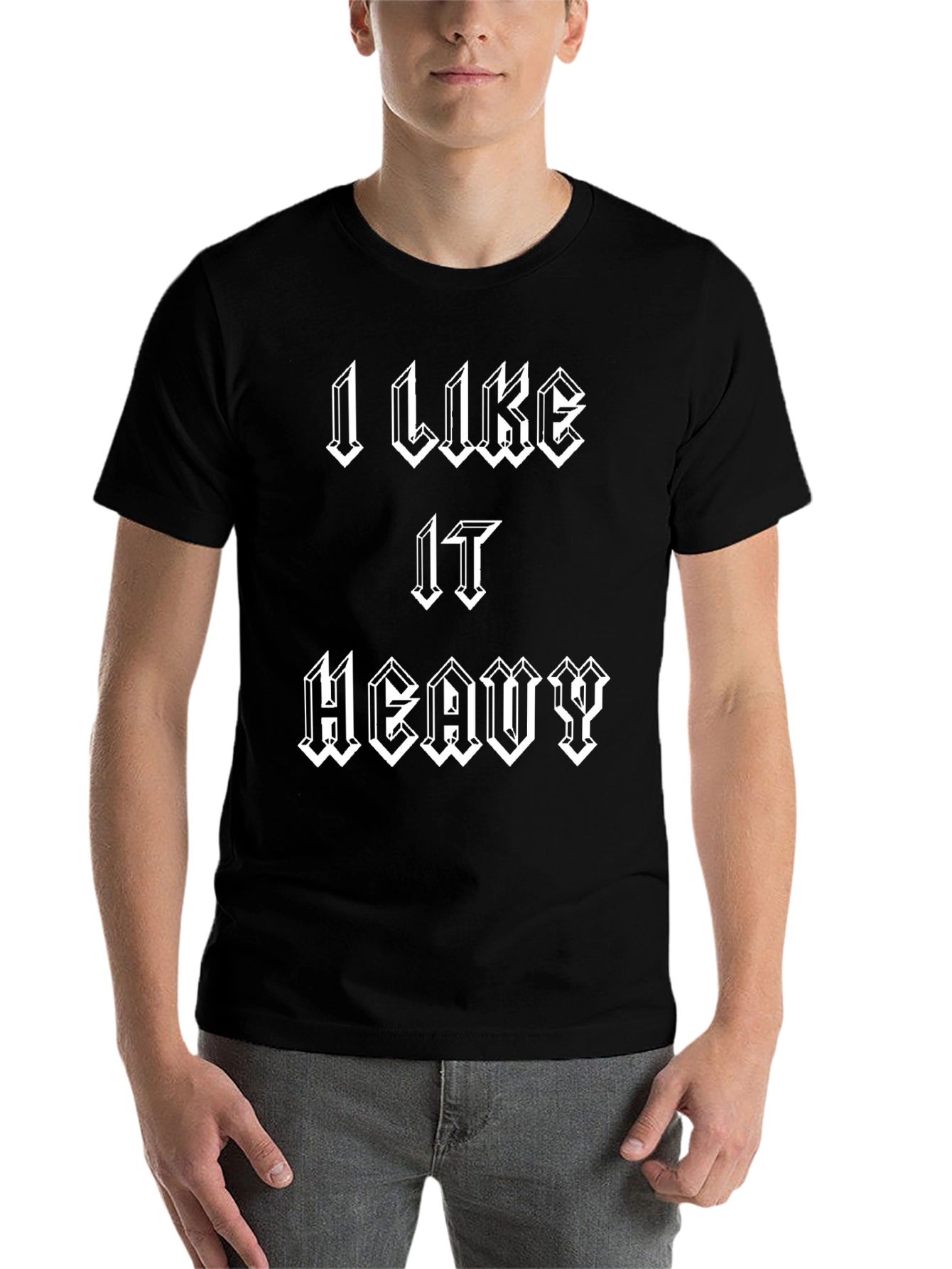 Black I Like It Heavy Graphic Tee - Black view 7