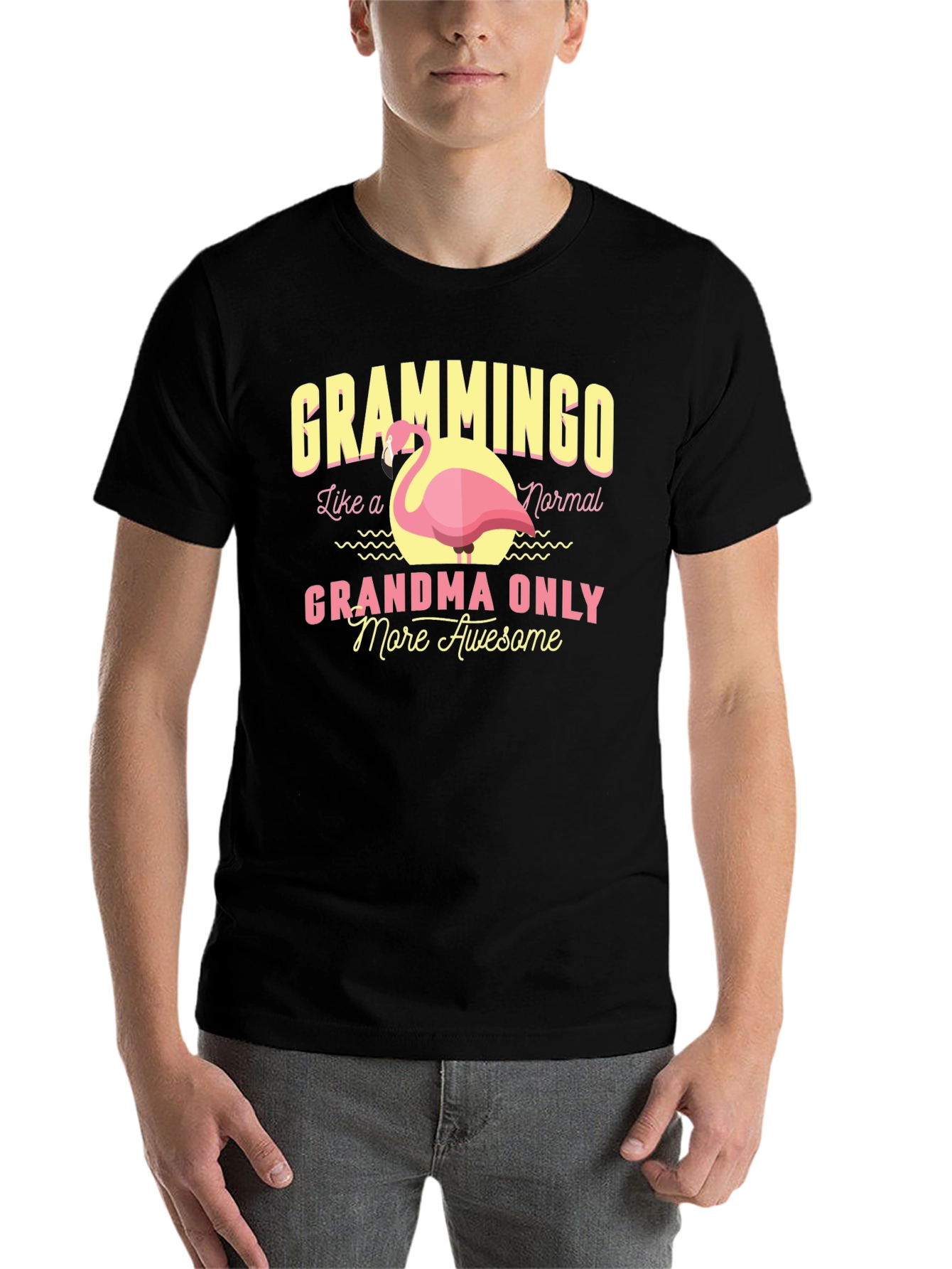 Black Grammingo Grandma T-Shirt view 7